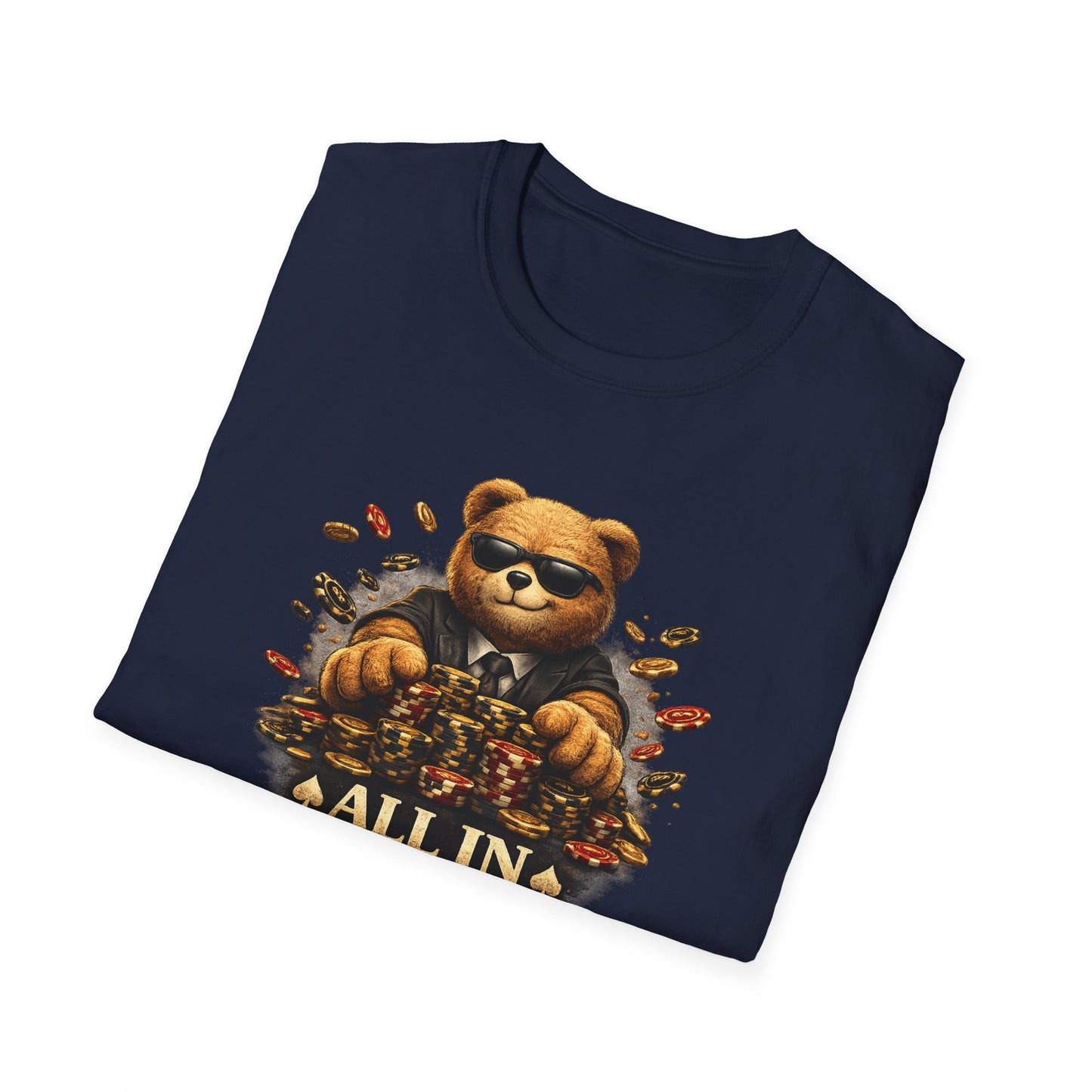 All-In Teddy Poker T-Shirt – PocketKingsCo