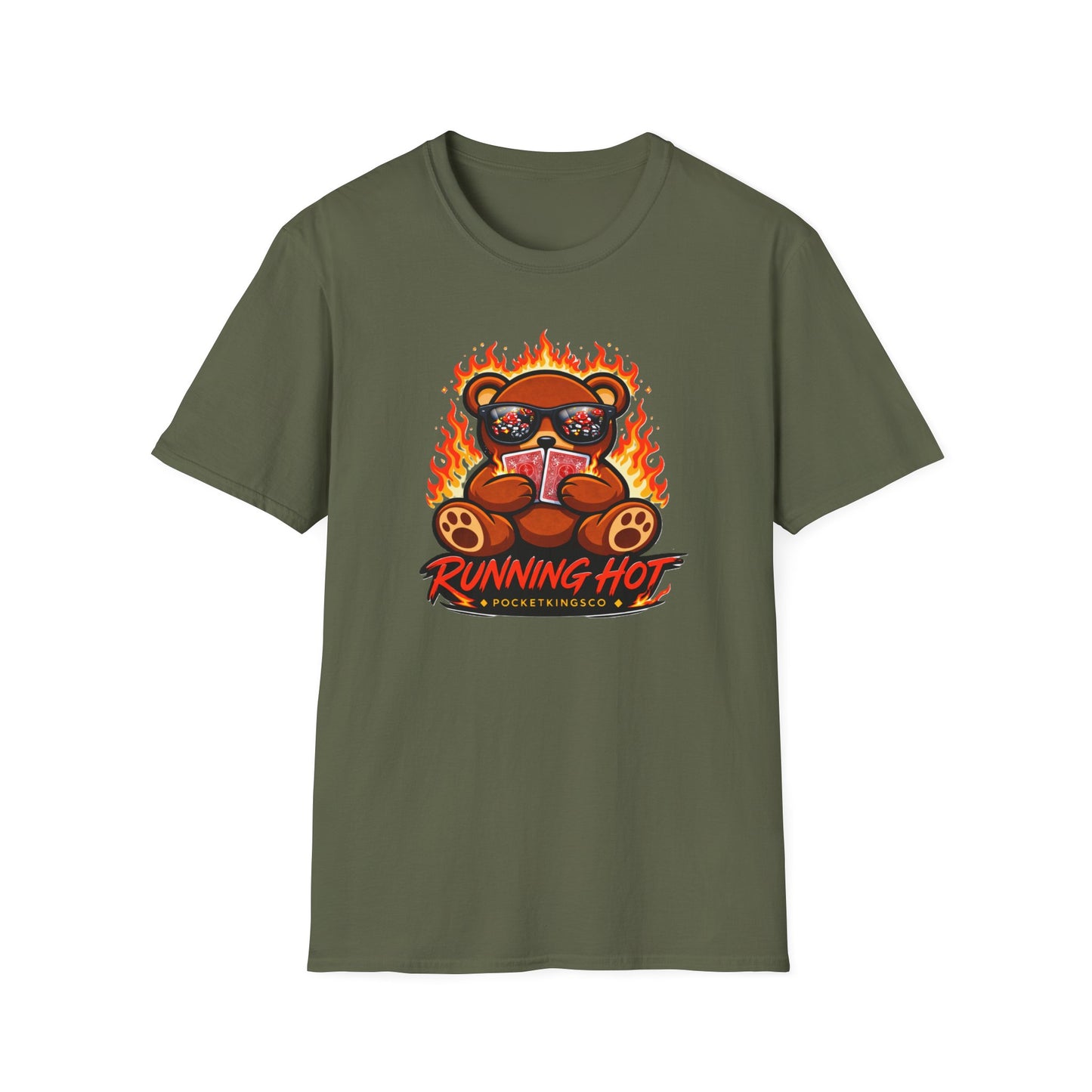 RUNNING HOT Teddy Special Edition | PocketKingsCo Poker Shirt