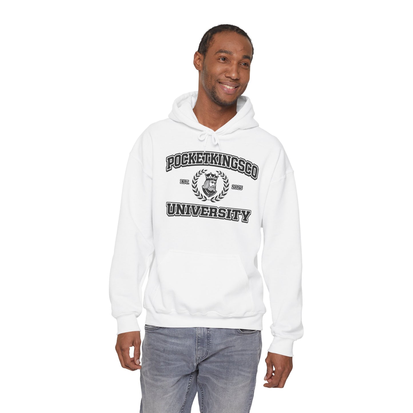 PocketKingsCo University Hoodie — Classic College Edition