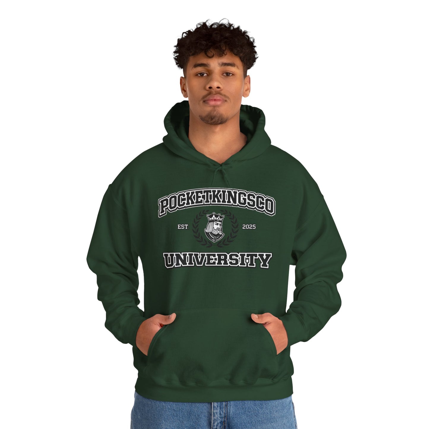 PocketKingsCo University Hoodie — Classic College Edition