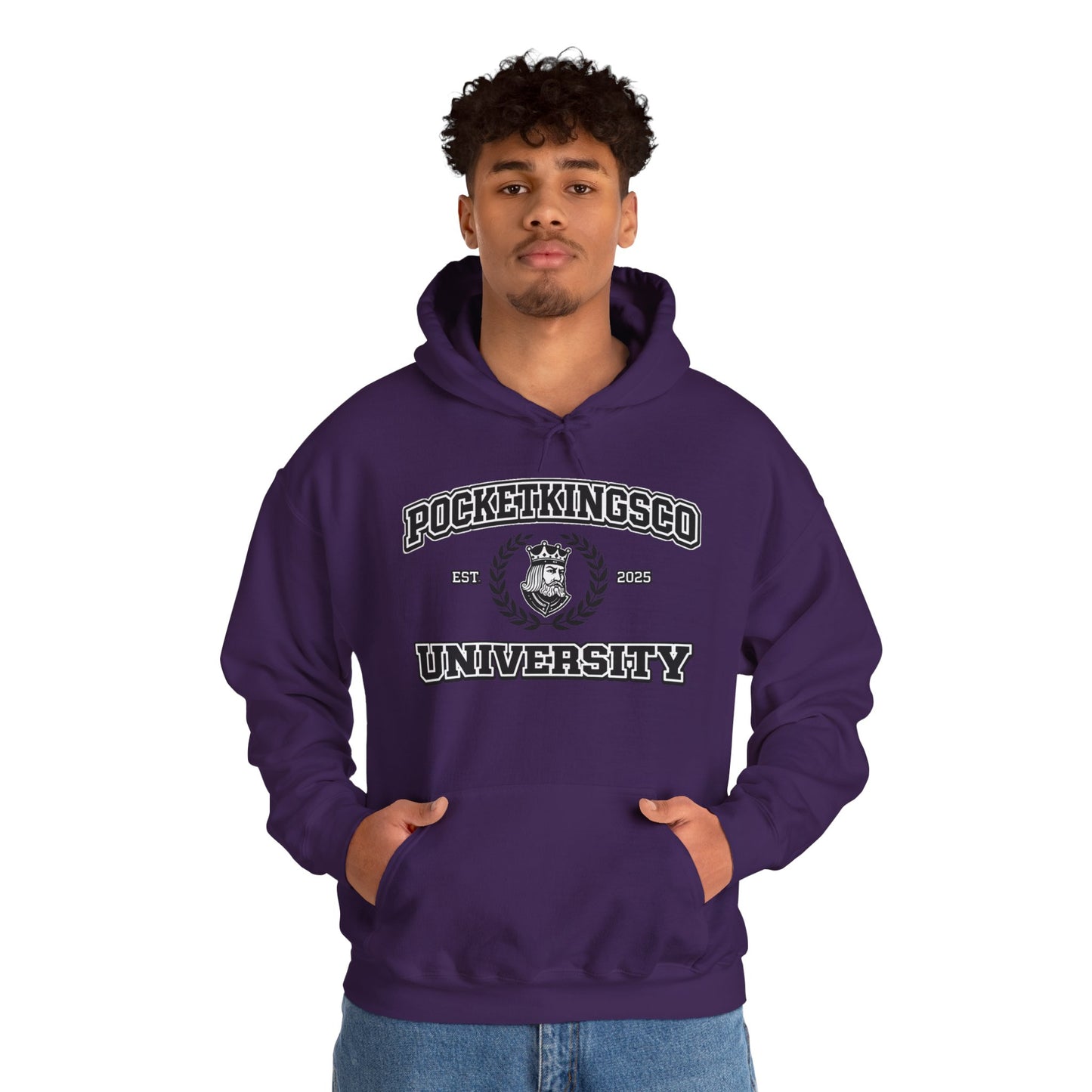 PocketKingsCo University Hoodie — Classic College Edition