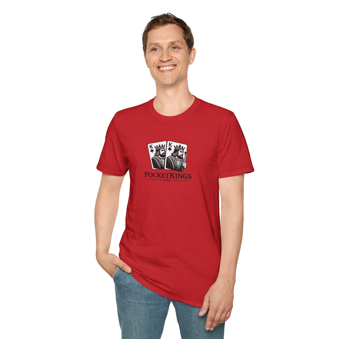 Classic Pocket Kings Logo T-Shirt – PocketKingsCo Signature Poker Tee