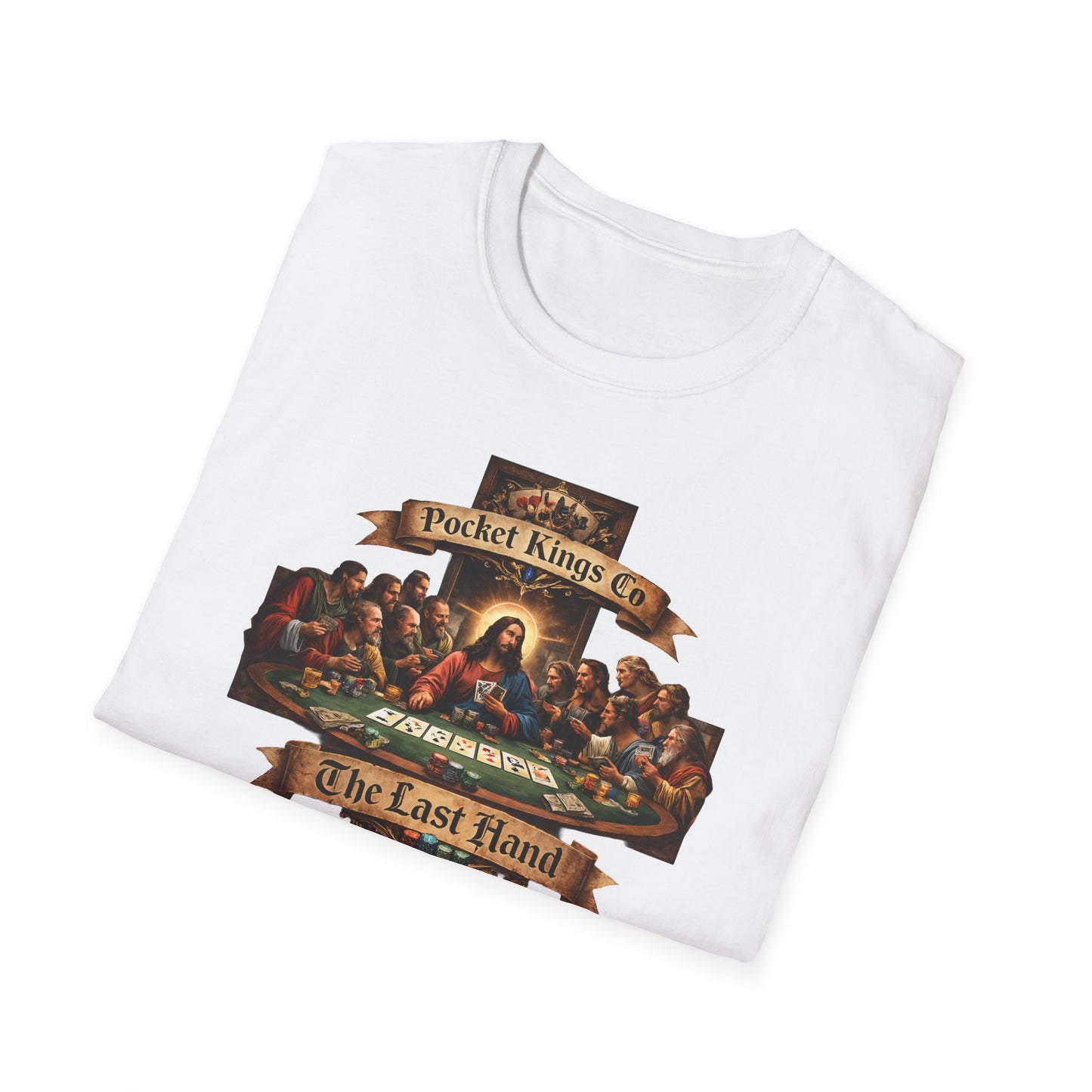 ''The Last Hand'' Poker T-Shirt – PocketKingsCo Faith & Poker Edition