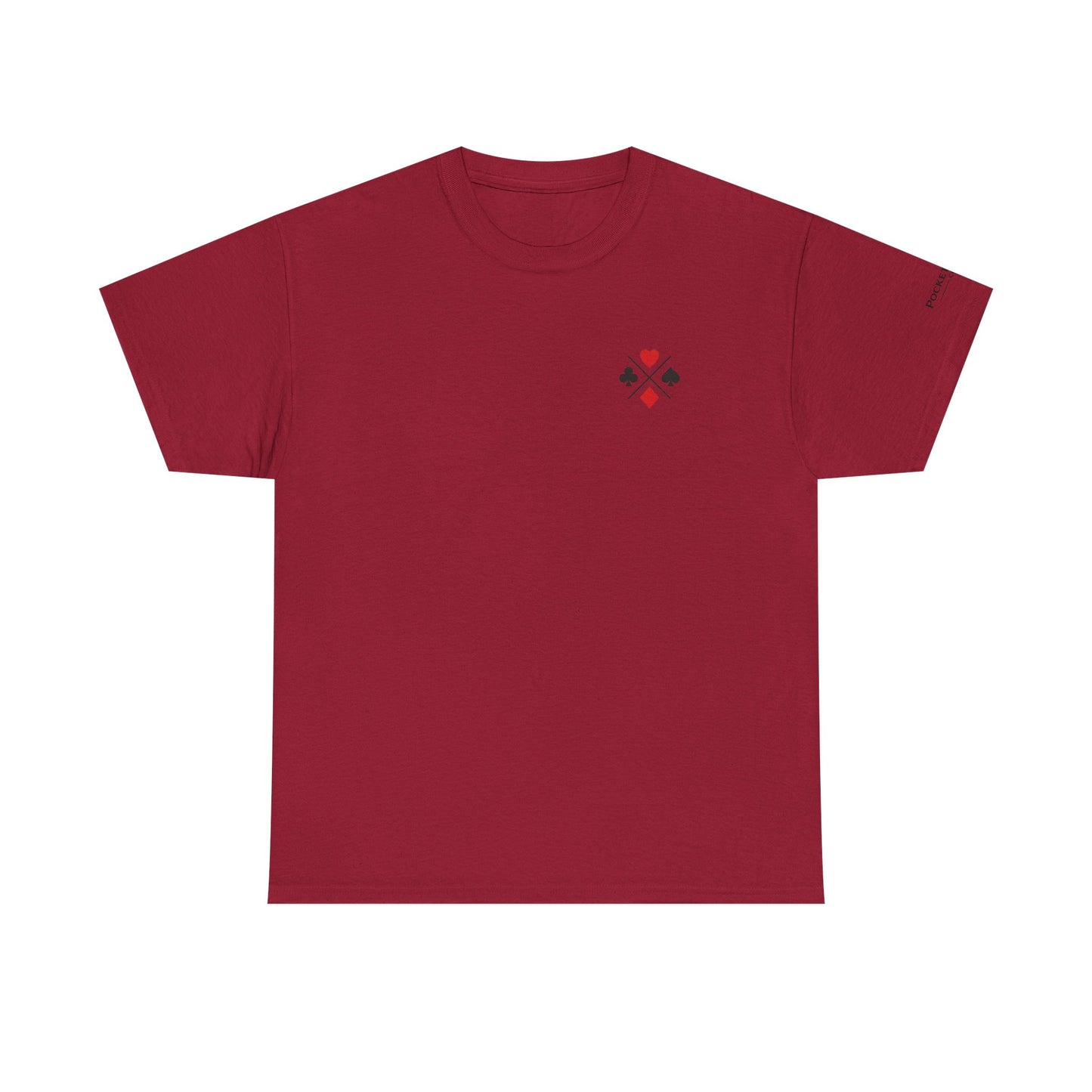 PocketKingsCo Poker Suits Logo T-Shirt – Minimal Left Chest Design