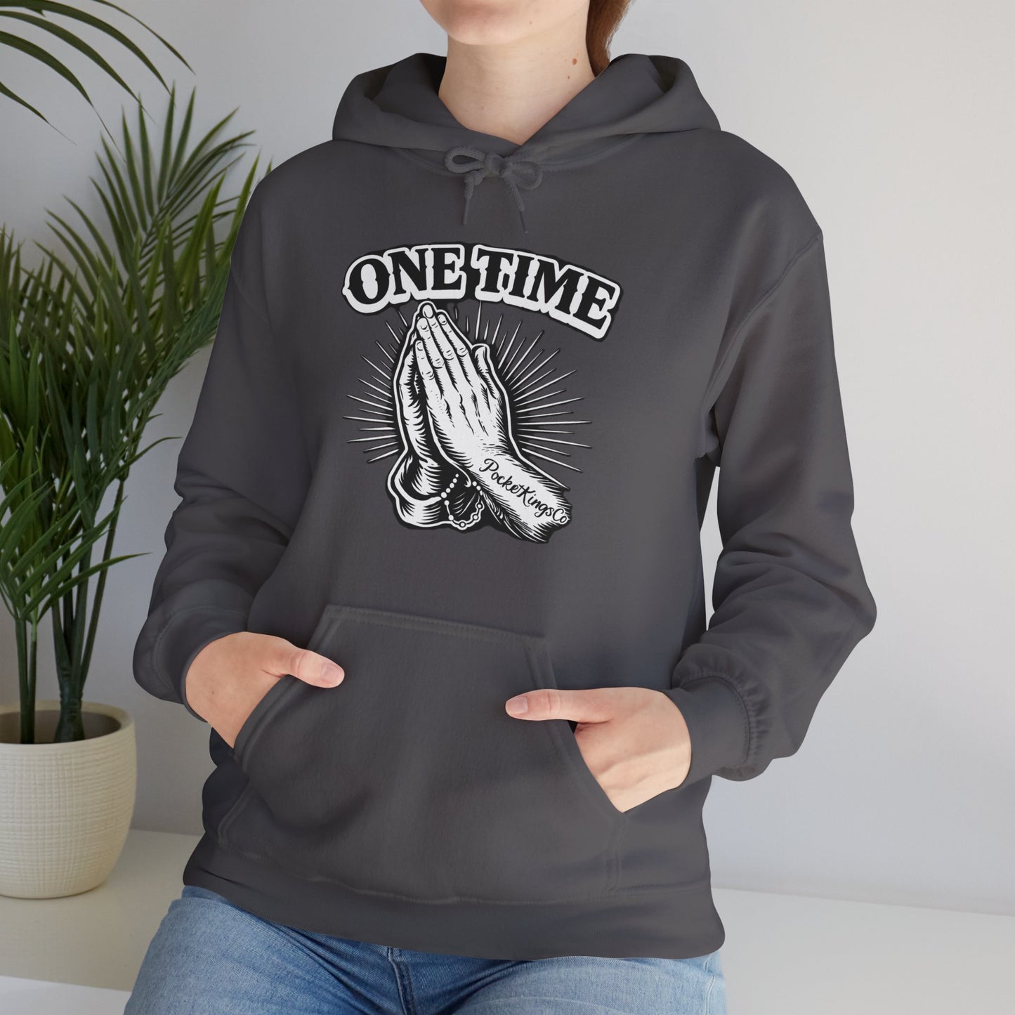 One Time PocketKingsCo Poker Mindset Hoodie