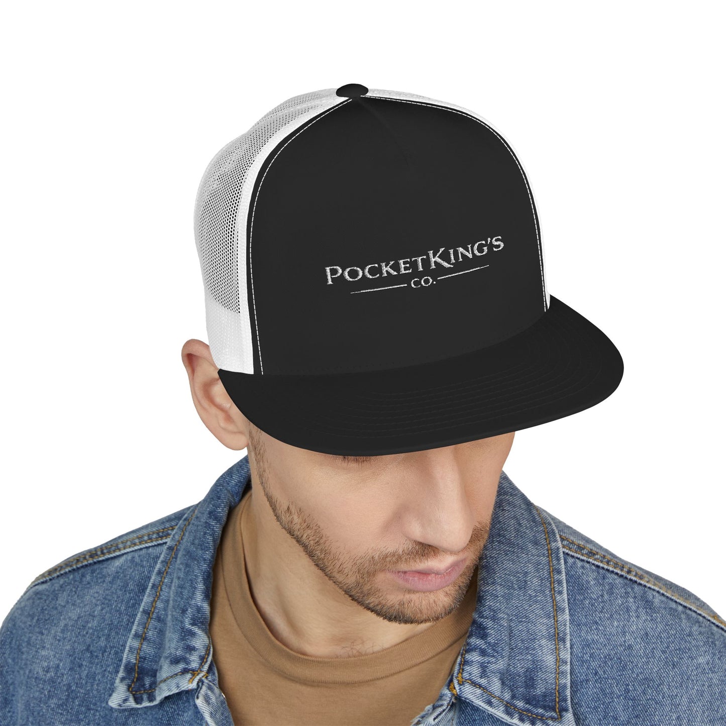 Pocket Kings Classic 5 Mesh Panel Trucker Cap