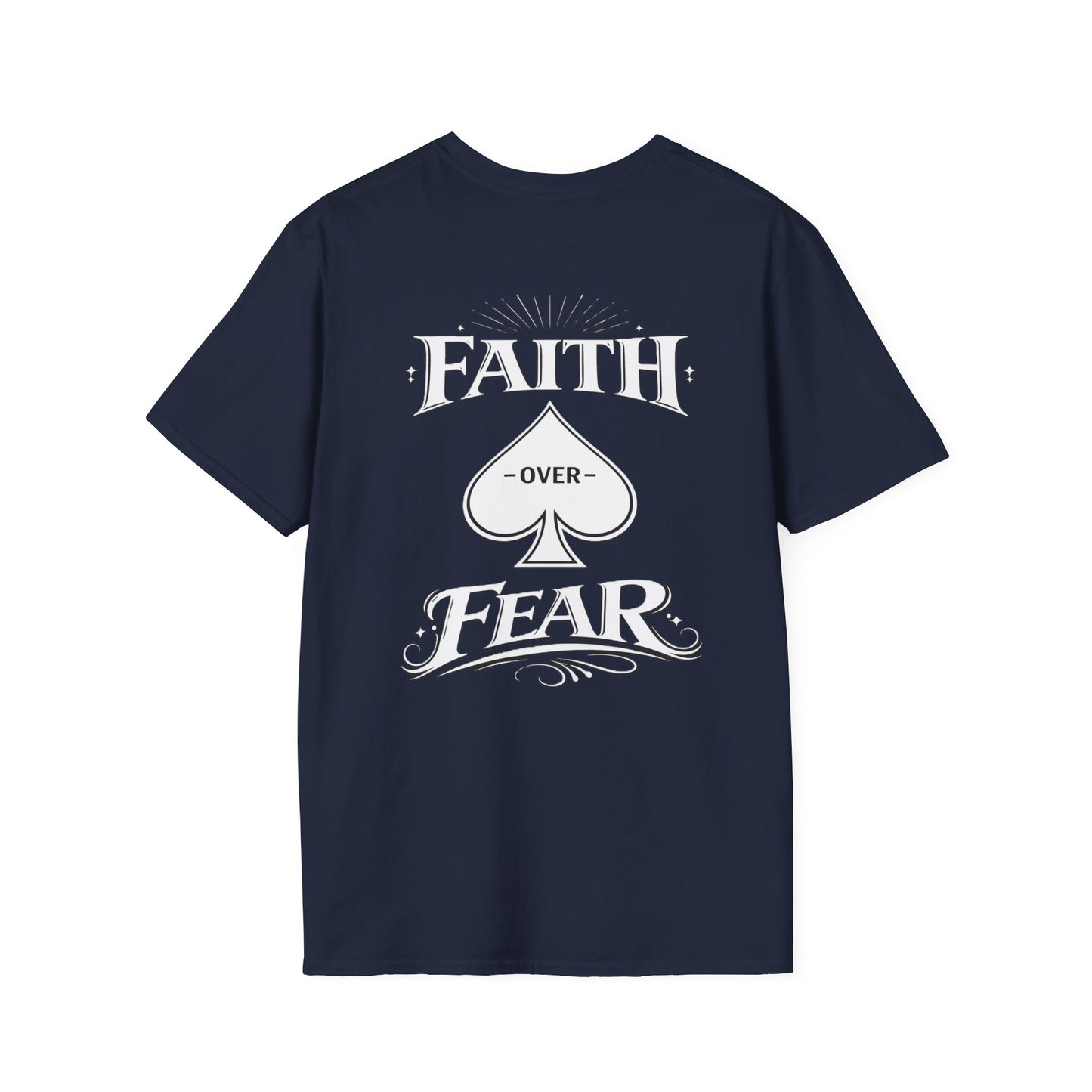 Faith Over Fear– PocketKingsCo Poker Lifestyle T-Shirt