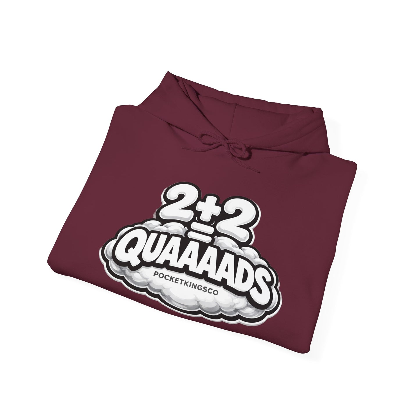 2+2 = QUAAAADS | PocketKingsCo Poker Hoodie