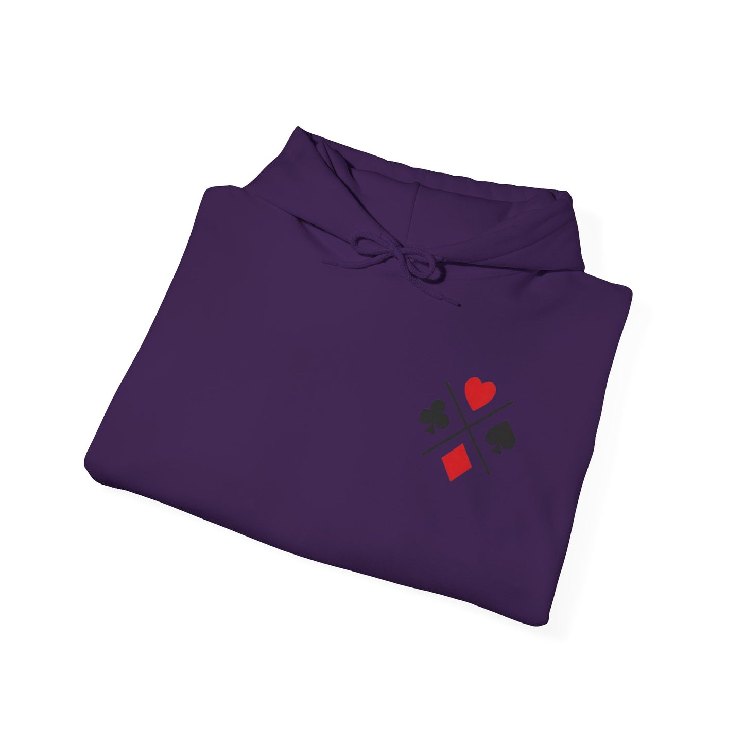 PocketKingsCo Poker Suits Hoodie – Minimal Poker Lifestyle Streetwear