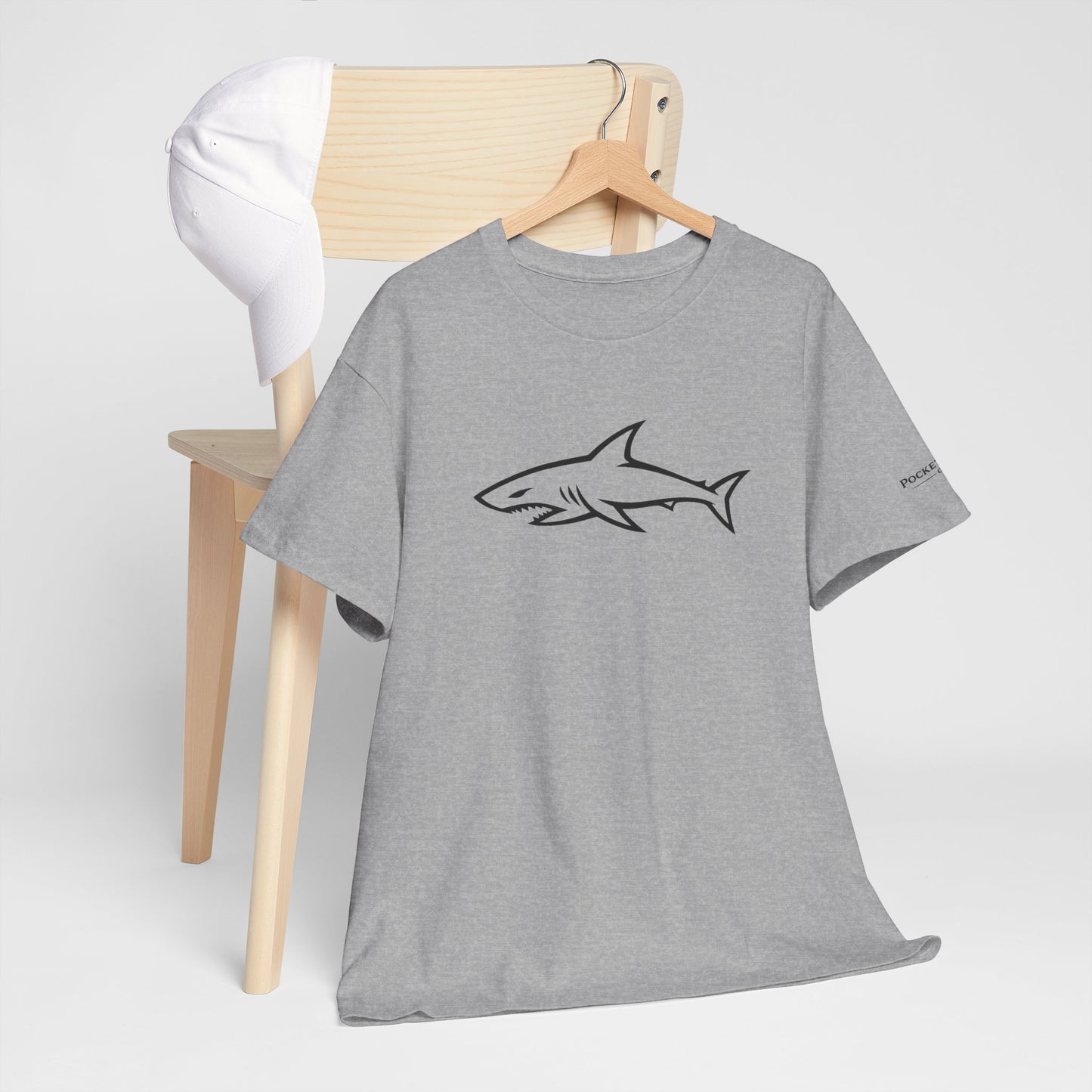 Shark At The Table Shirt — PocketKingsCo Shark Tee
