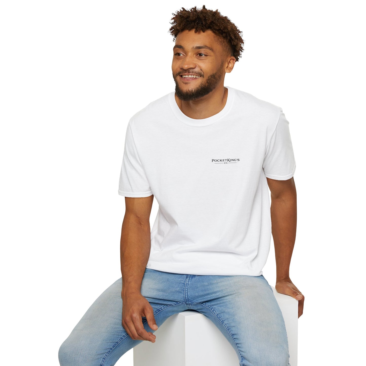PocketKingsCo Classic Logo T-Shirt – Minimal Poker Lifestyle Tee