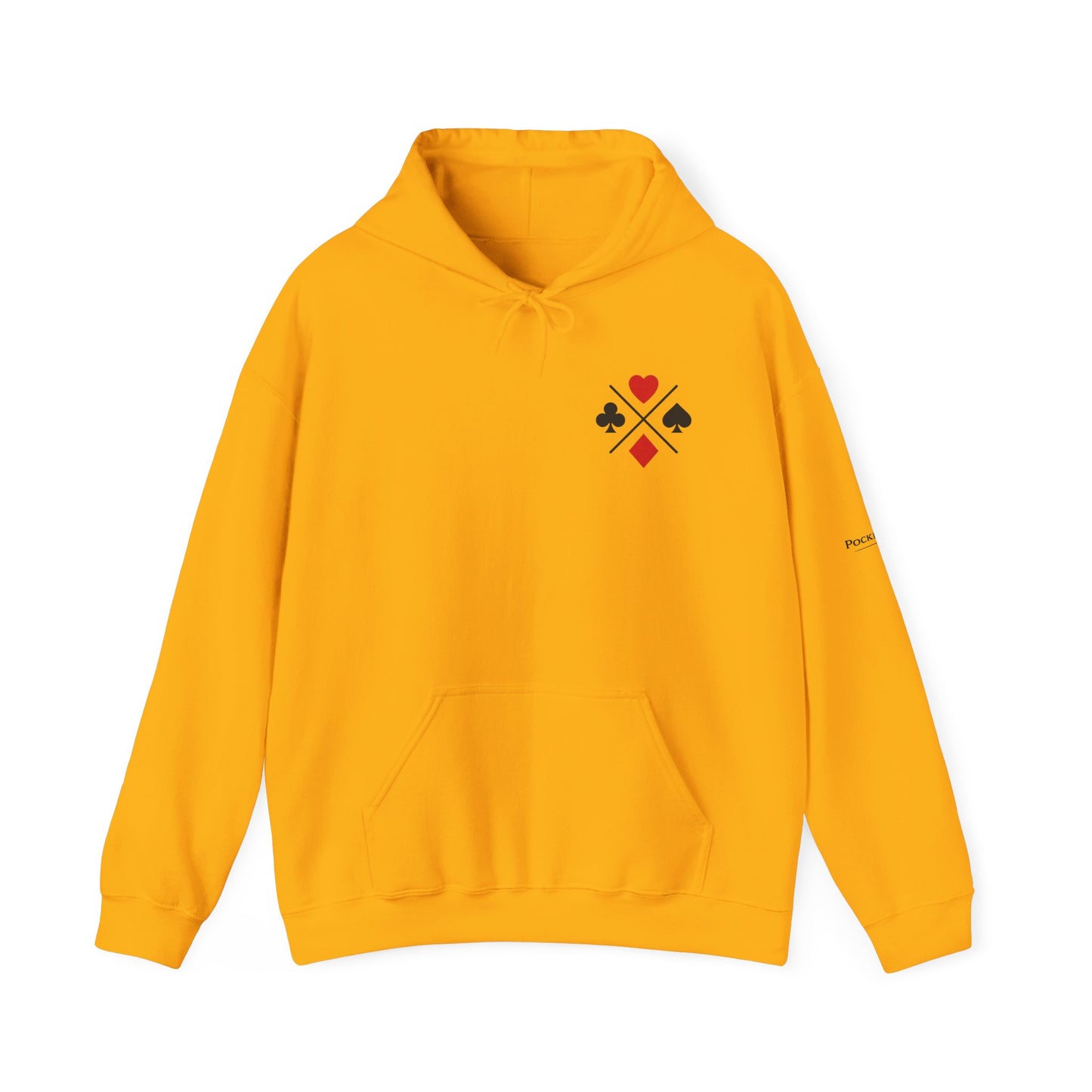 PocketKingsCo Poker Suits Hoodie – Minimal Poker Lifestyle Streetwear