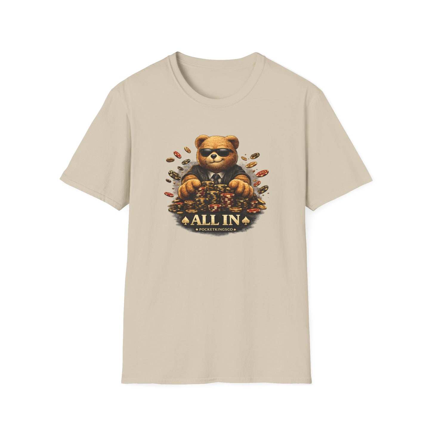 All-In Teddy Poker T-Shirt – PocketKingsCo
