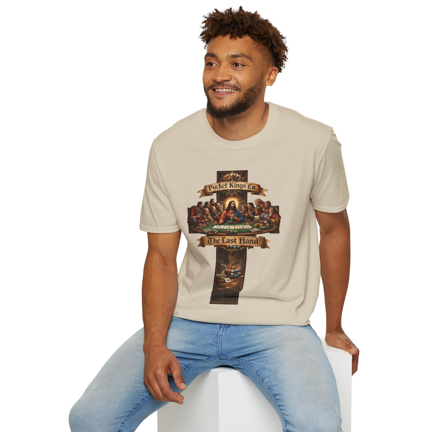 ''The Last Hand'' Poker T-Shirt – PocketKingsCo Faith & Poker Edition