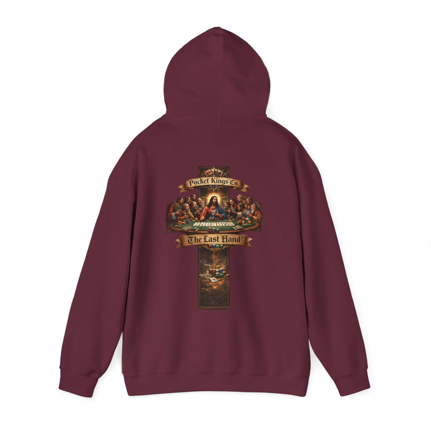 The Last Hand Hoodie – PocketKingsCo Faith Over Fear Edition