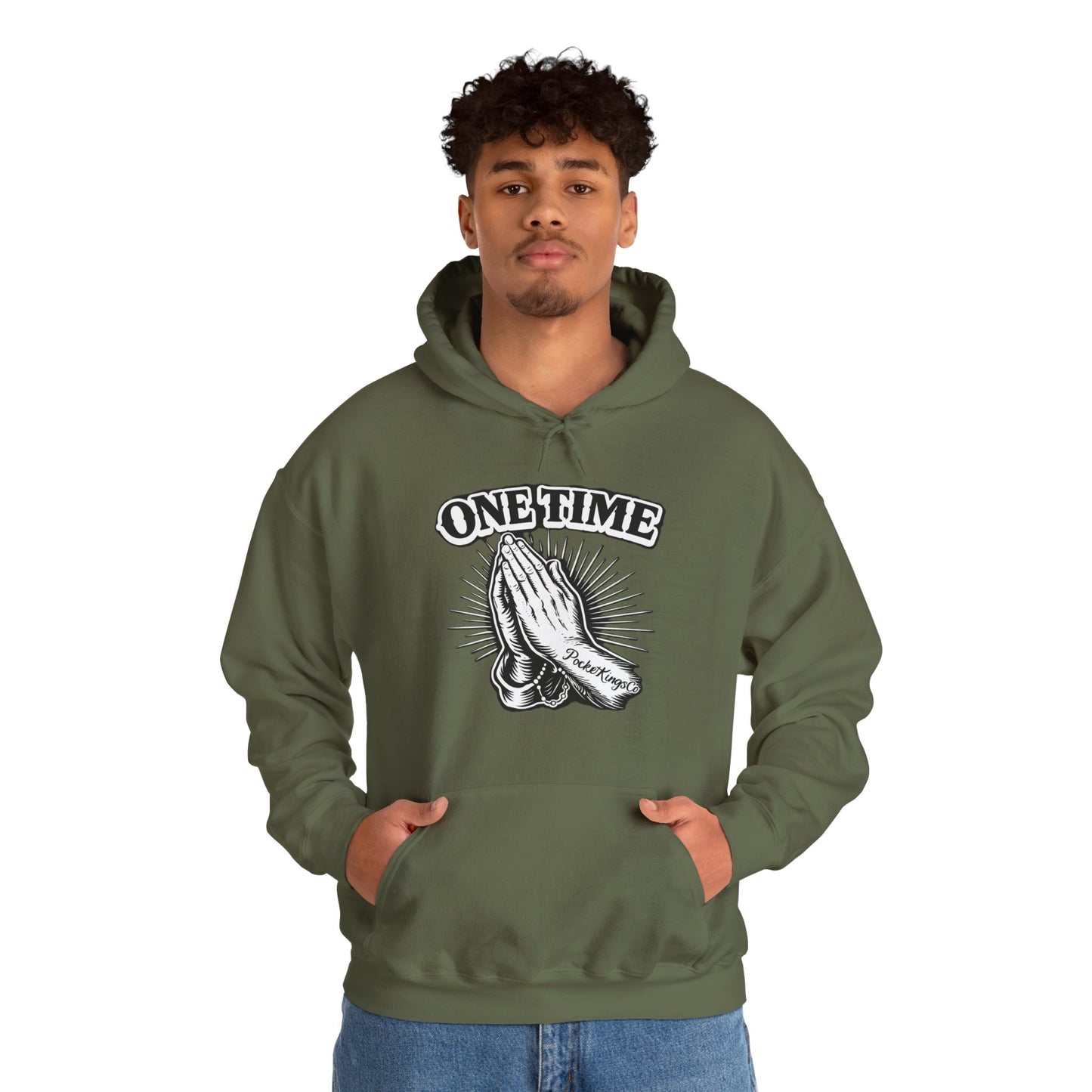 One Time PocketKingsCo Poker Mindset Hoodie