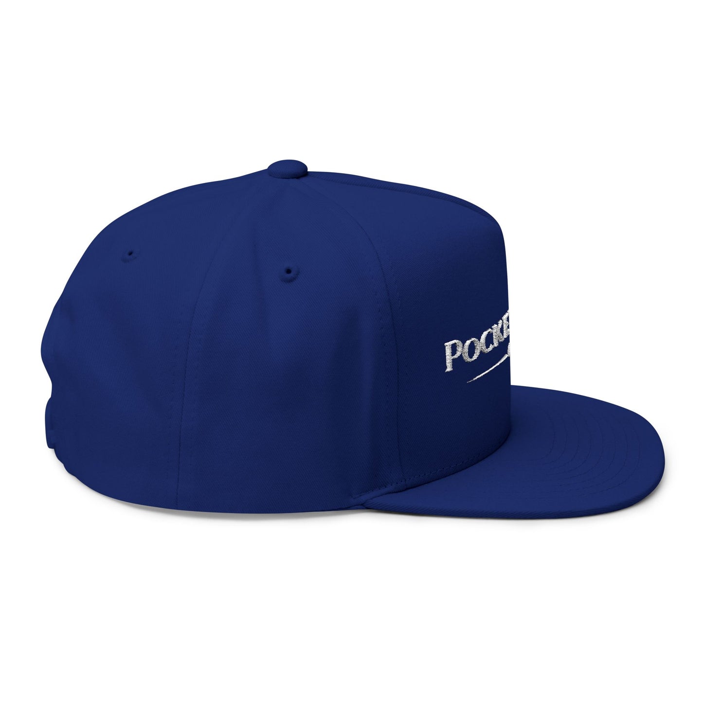 PocketKing's Co. Embroidered Flat Bill Cap
