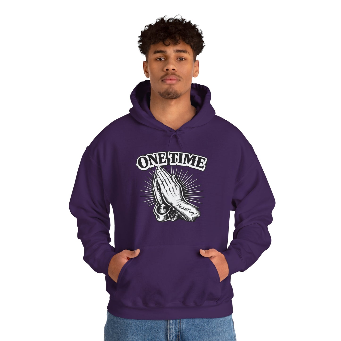 One Time PocketKingsCo Poker Mindset Hoodie