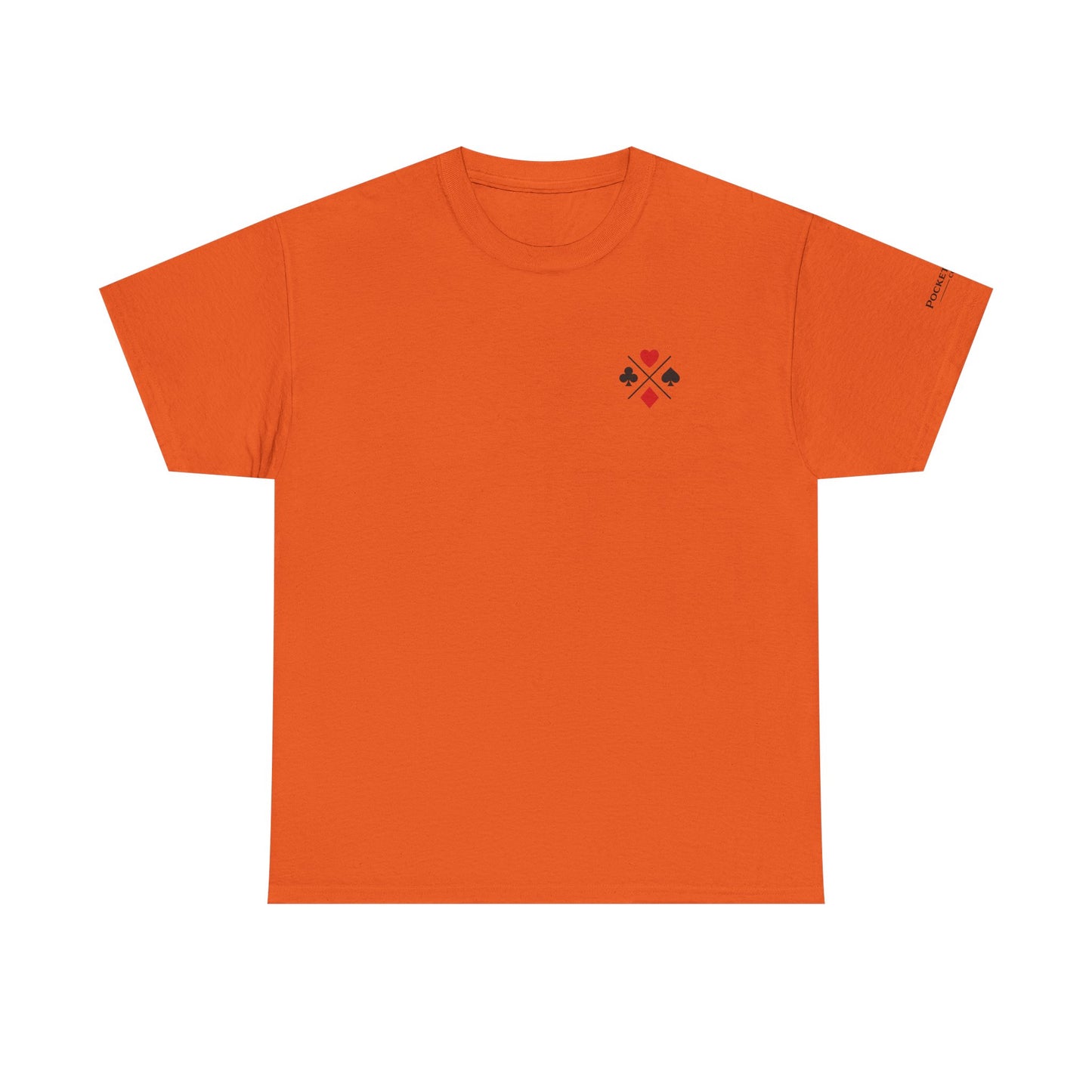 PocketKingsCo Poker Suits Logo T-Shirt – Minimal Left Chest Design