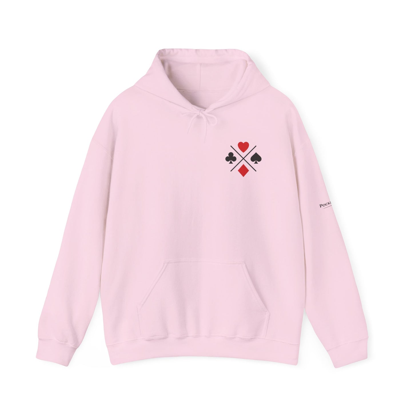 PocketKingsCo Poker Suits Hoodie – Minimal Poker Lifestyle Streetwear