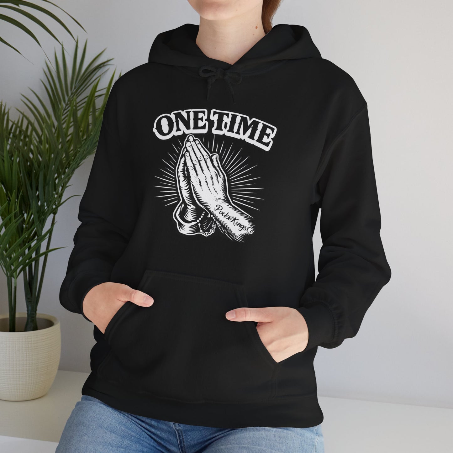 One Time PocketKingsCo Poker Mindset Hoodie