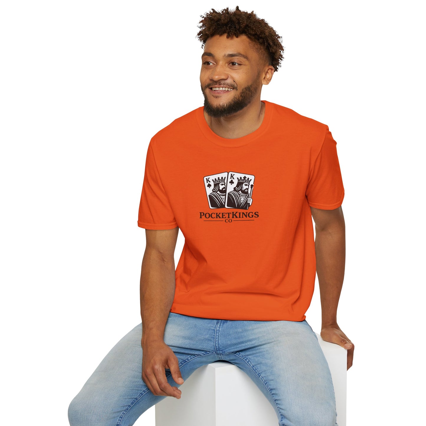 Classic Pocket Kings Logo T-Shirt – PocketKingsCo Signature Poker Tee