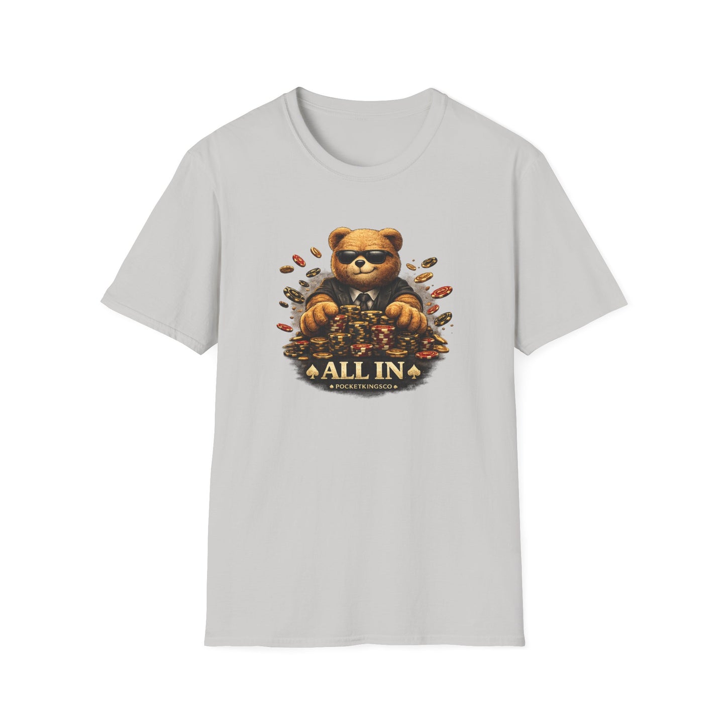 All-In Teddy Poker T-Shirt – PocketKingsCo