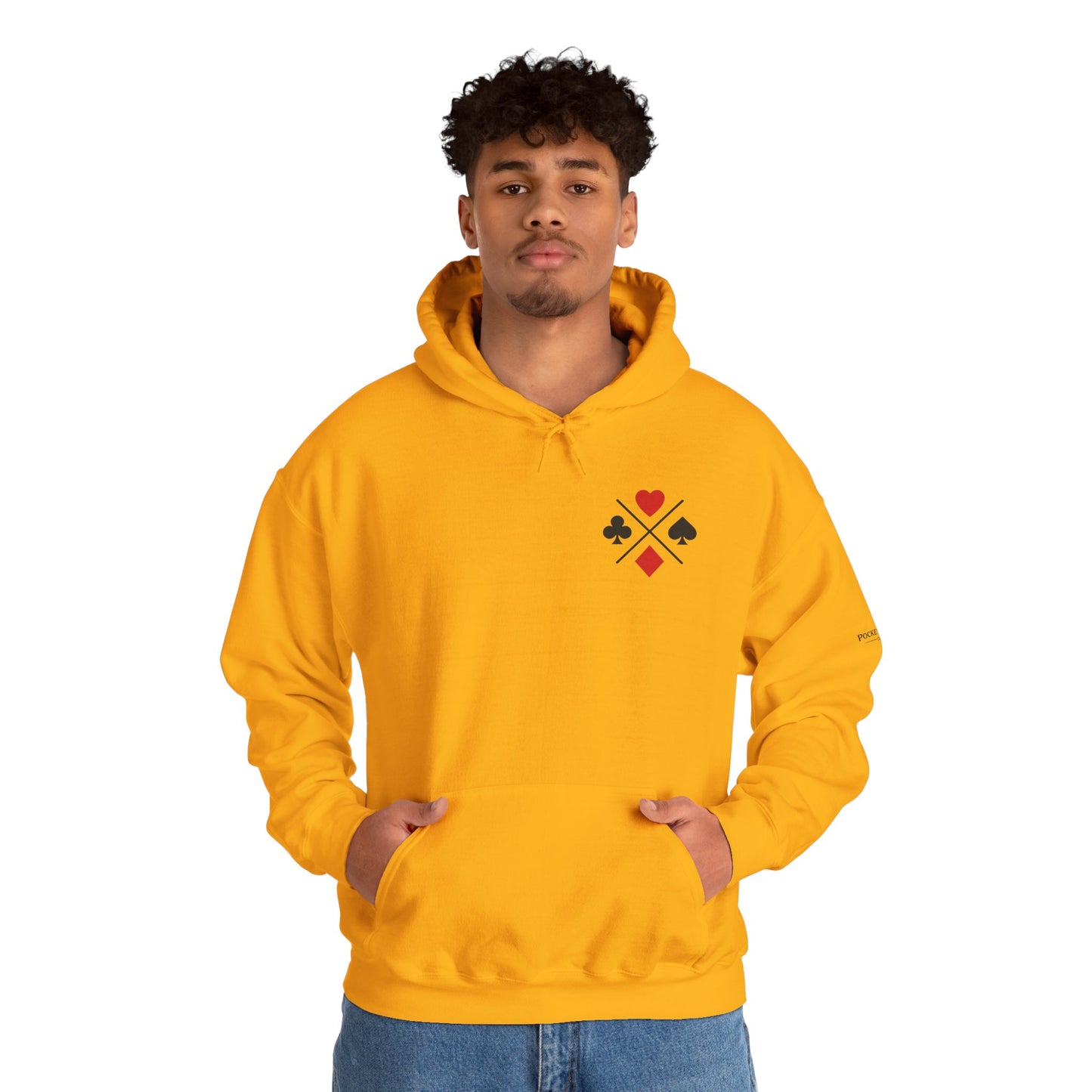 PocketKingsCo Poker Suits Hoodie – Minimal Poker Lifestyle Streetwear