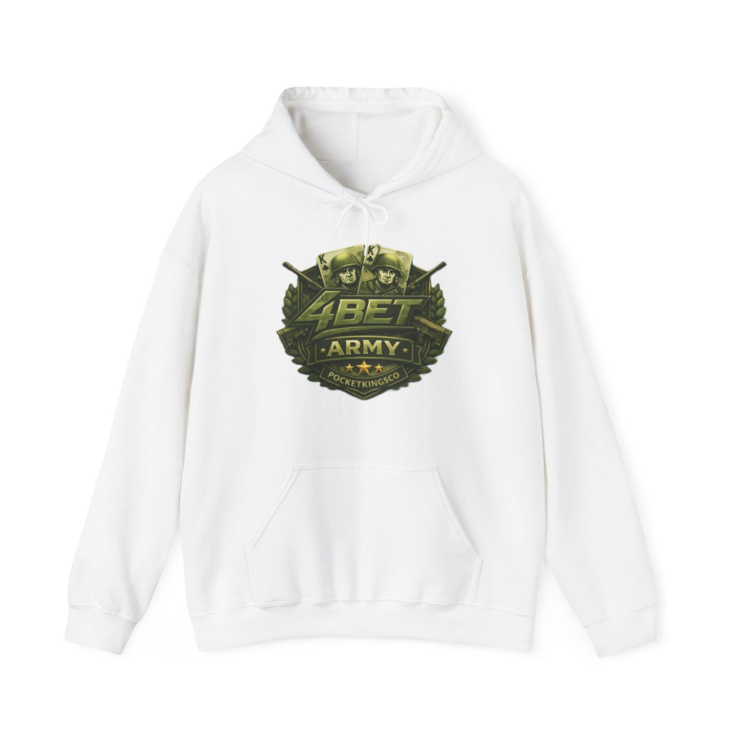 4Bet Army Hoodie – PocketKingsCo Poker