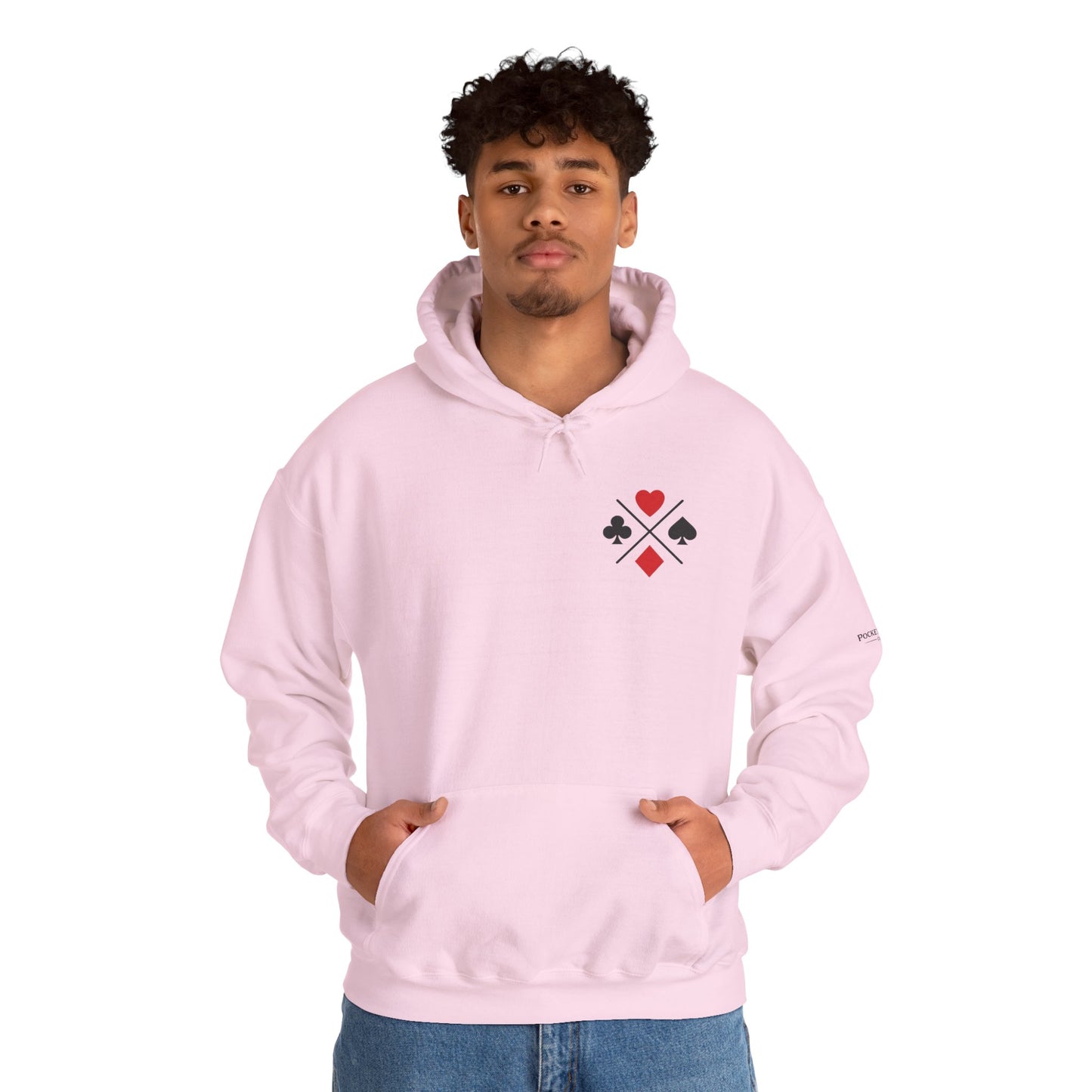 PocketKingsCo Poker Suits Hoodie – Minimal Poker Lifestyle Streetwear