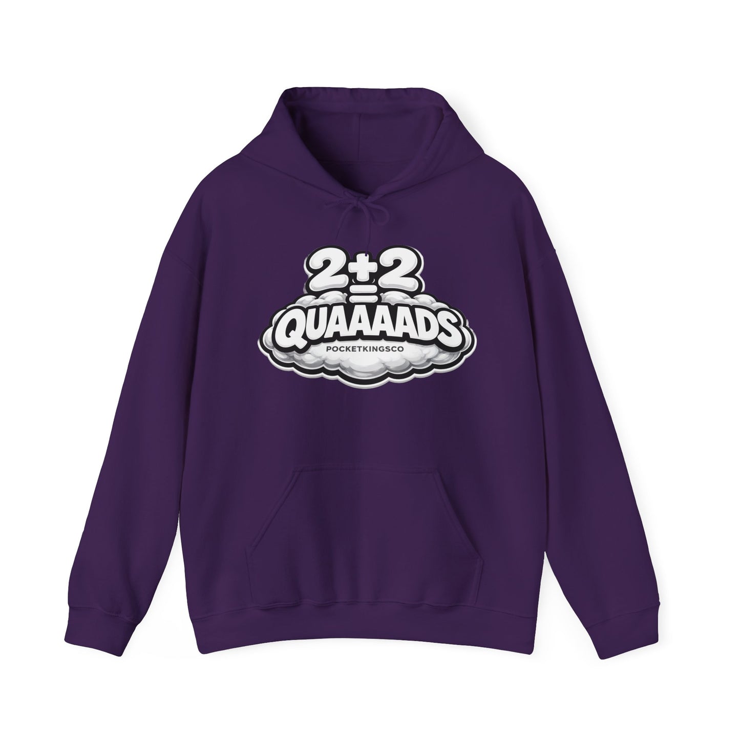 2+2 = QUAAAADS | PocketKingsCo Poker Hoodie
