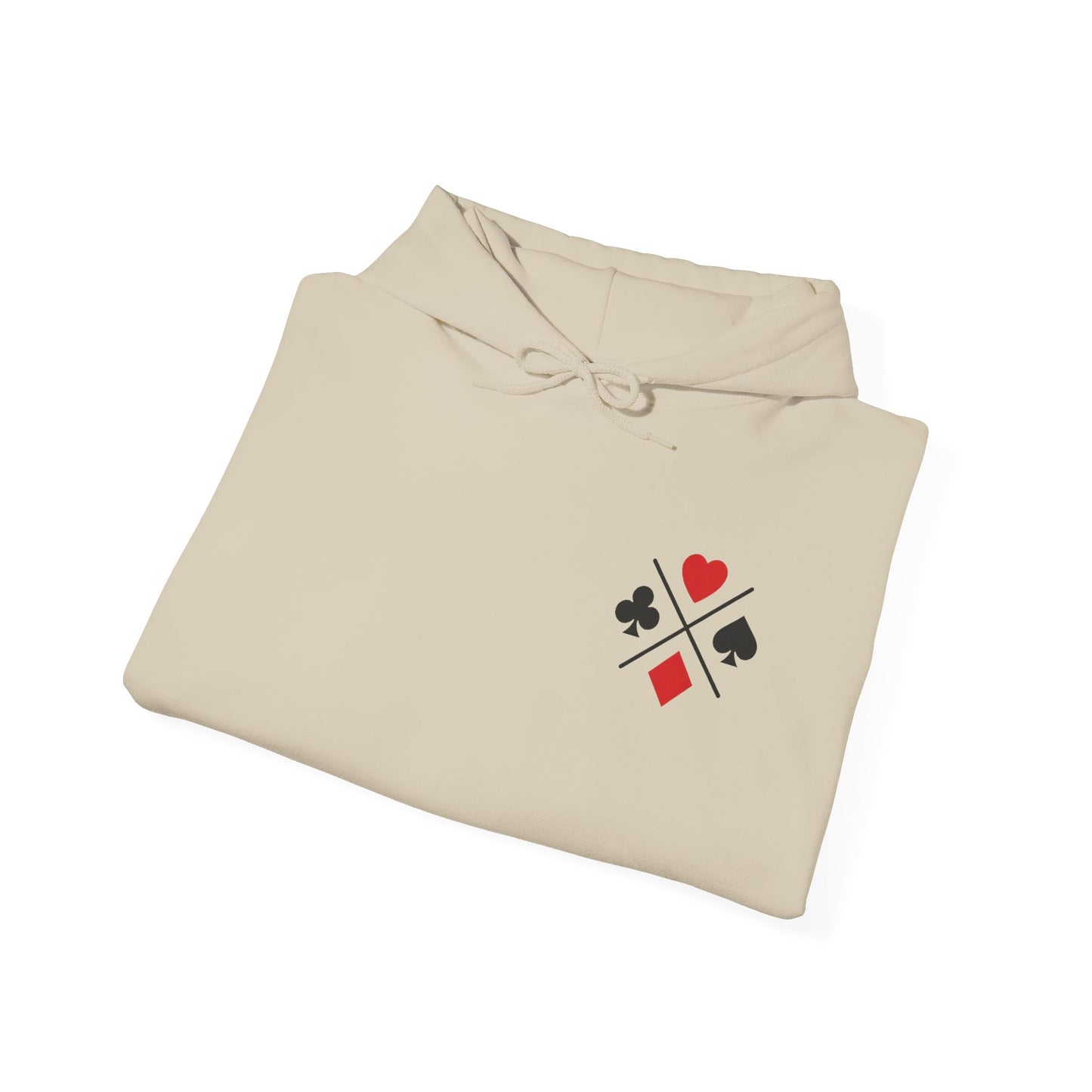 PocketKingsCo Poker Suits Hoodie – Minimal Poker Lifestyle Streetwear