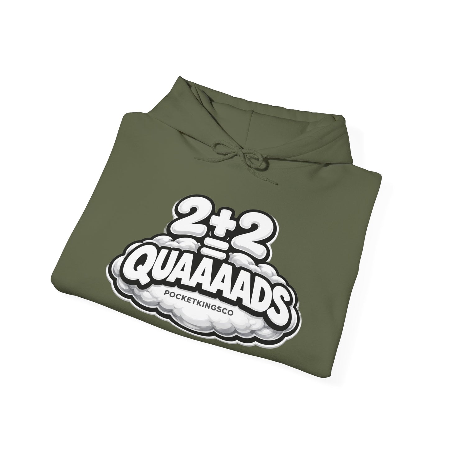 2+2 = QUAAAADS | PocketKingsCo Poker Hoodie