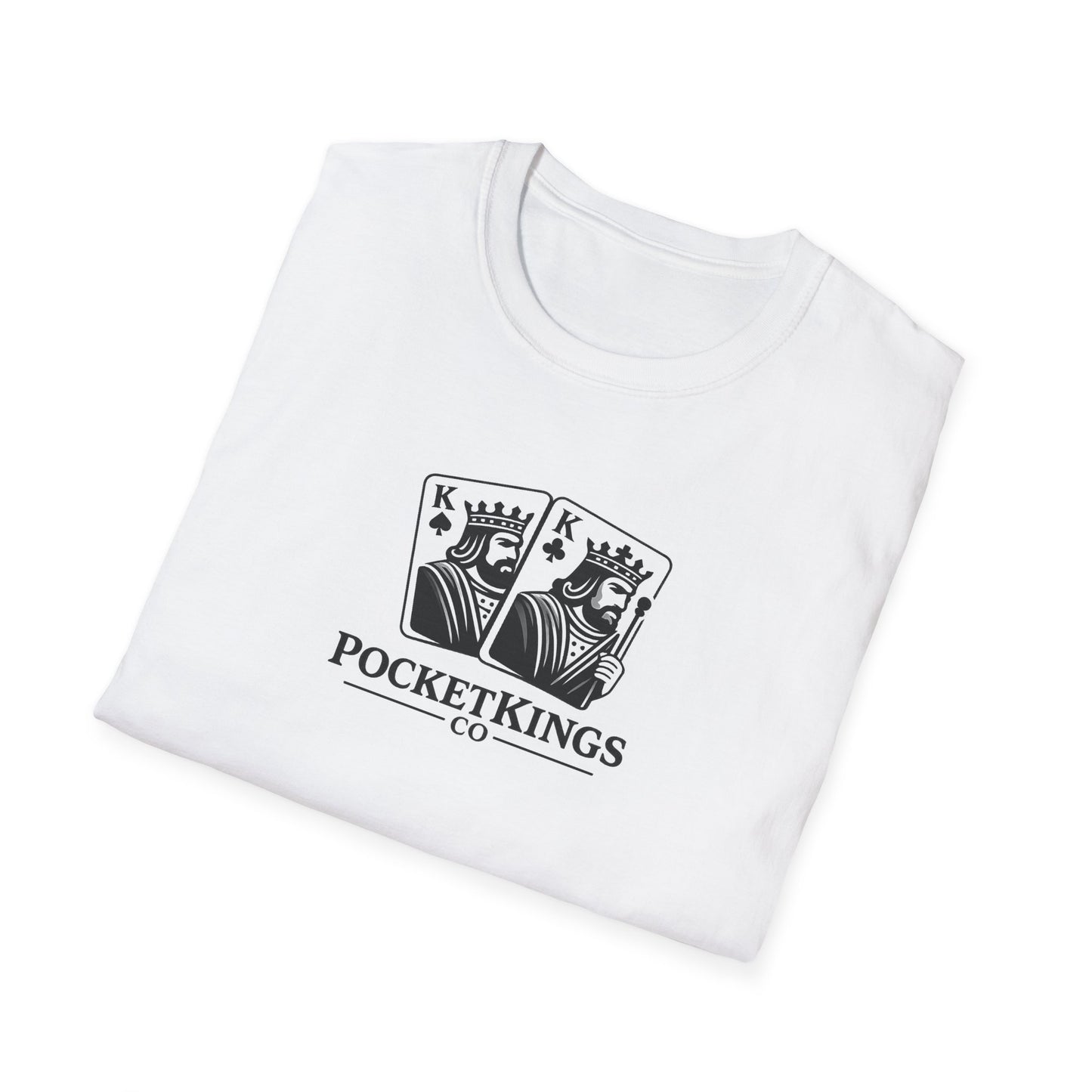 Classic Pocket Kings Logo T-Shirt – PocketKingsCo Signature Poker Tee