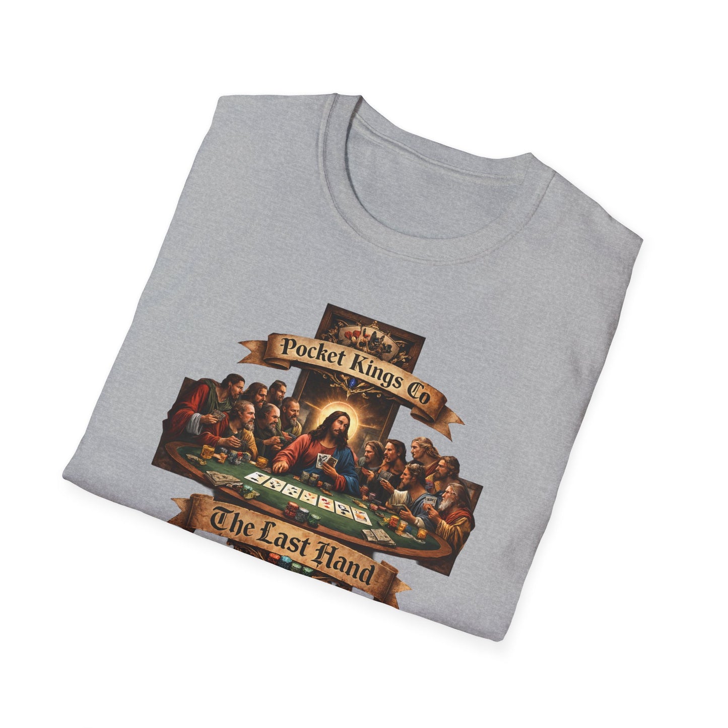 ''The Last Hand'' Poker T-Shirt – PocketKingsCo Faith & Poker Edition