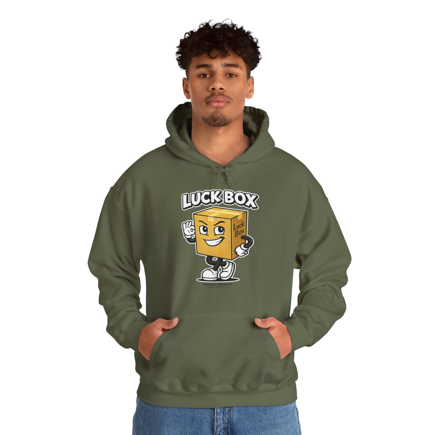 Luck Box Hoodie – PocketKingsCo Graphic Hoodie