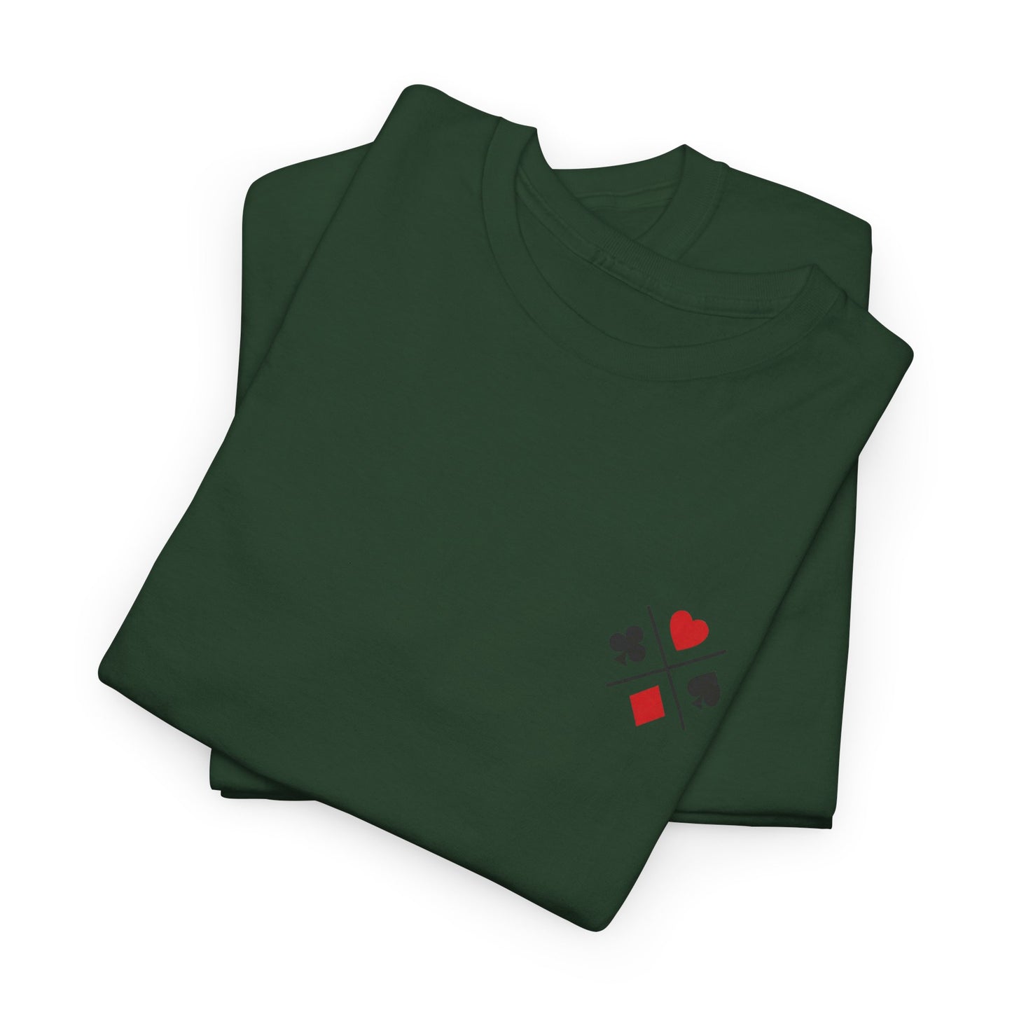 PocketKingsCo Poker Suits Logo T-Shirt – Minimal Left Chest Design