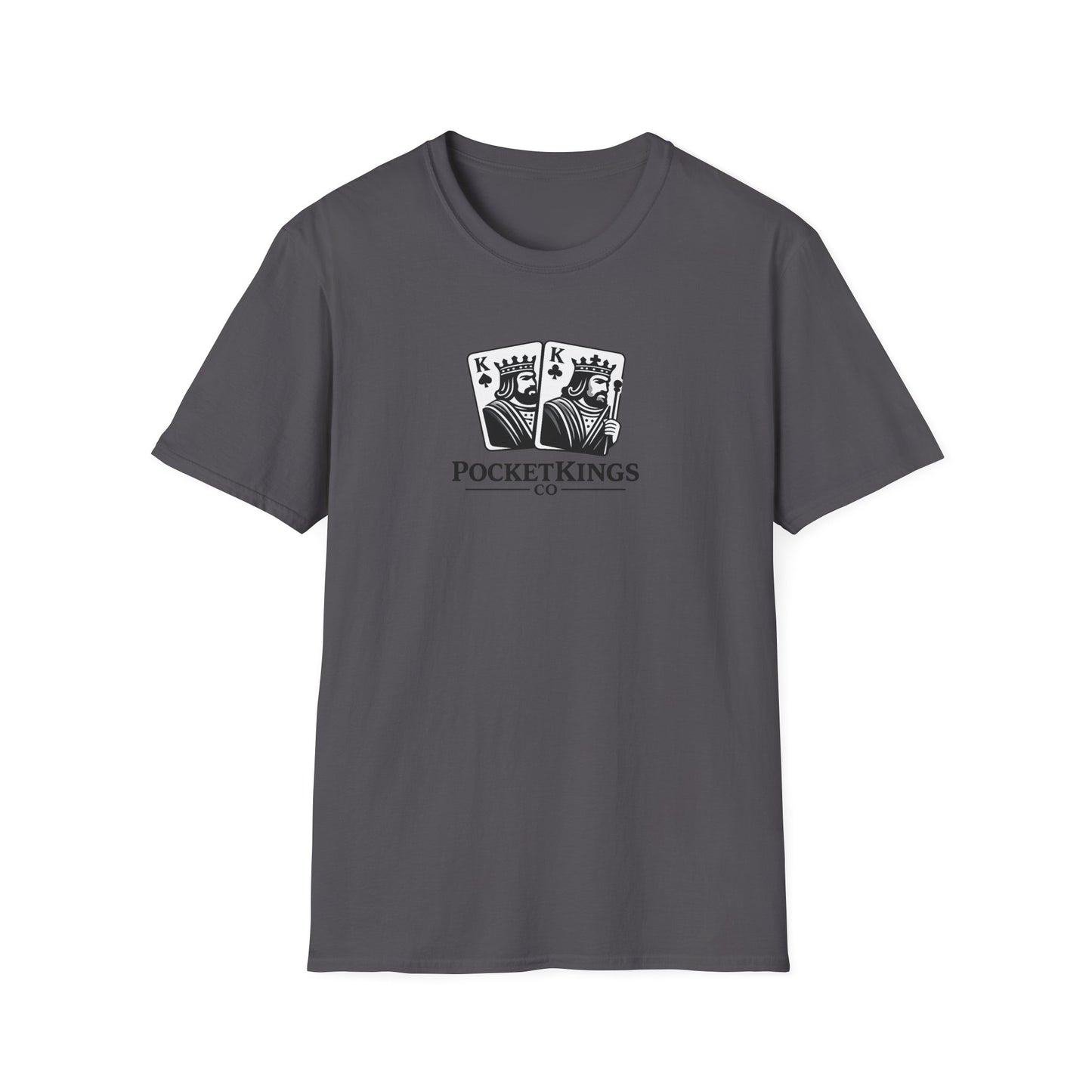 Classic Pocket Kings Logo T-Shirt – PocketKingsCo Signature Poker Tee