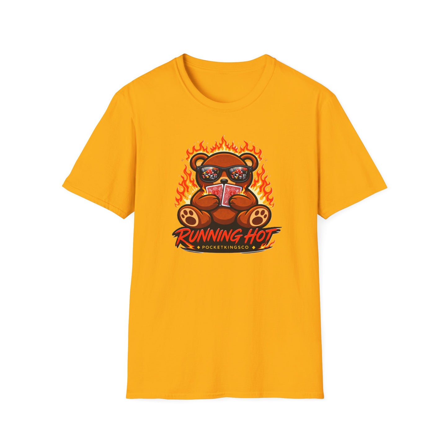 RUNNING HOT Teddy Special Edition | PocketKingsCo Poker Shirt