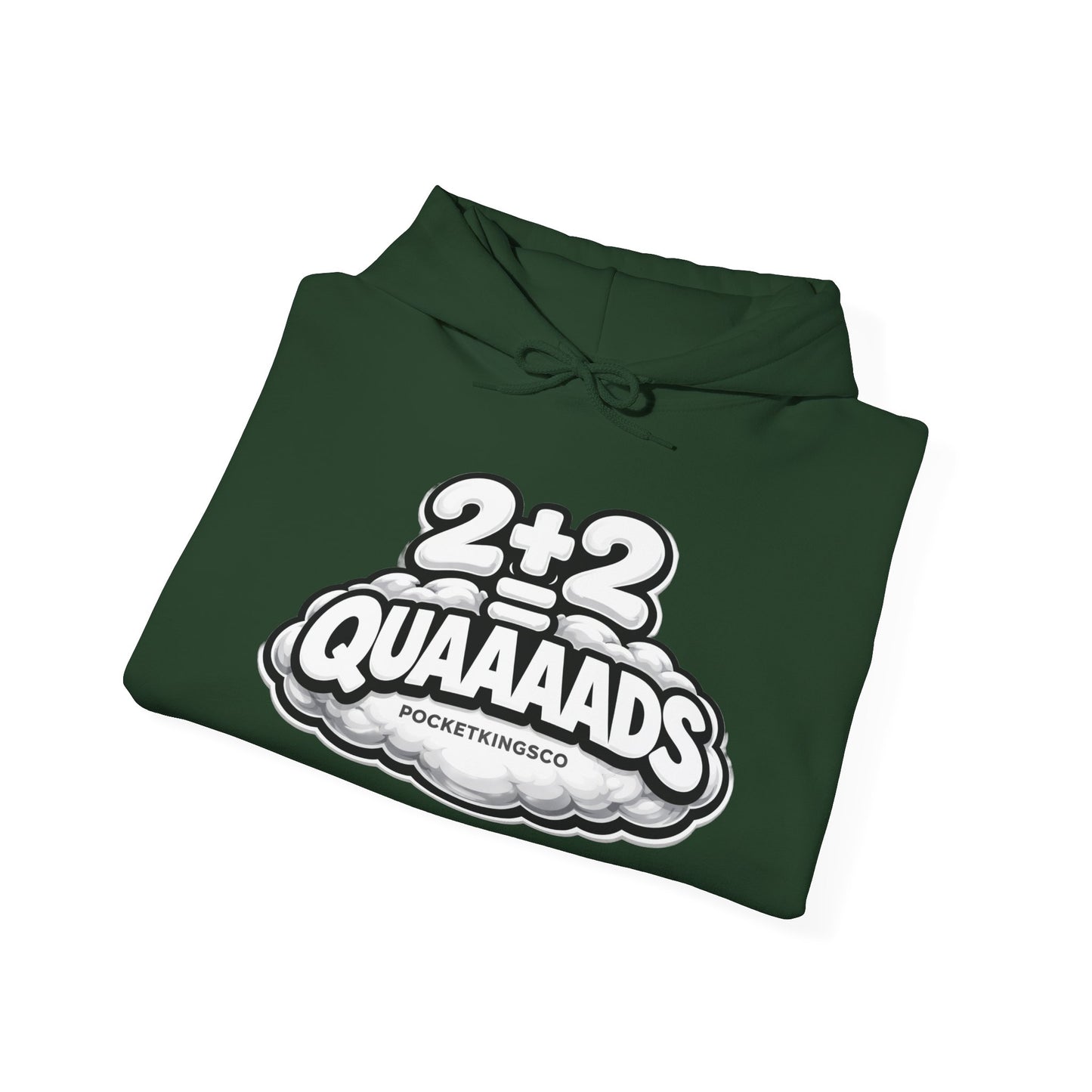 2+2 = QUAAAADS | PocketKingsCo Poker Hoodie