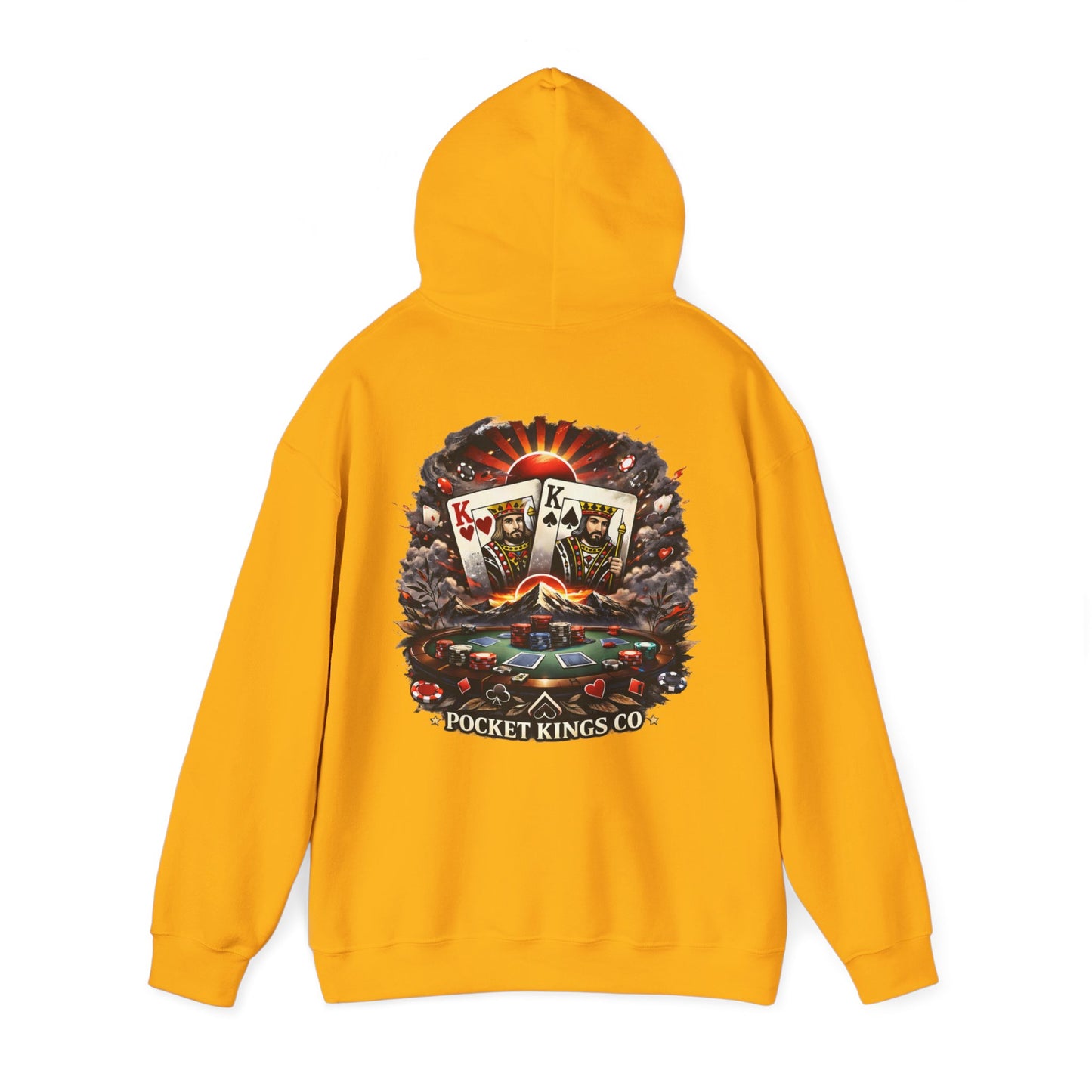 Rising Kings Hoodie – Poker Sunrise Back Graphic | PocketKingsCo