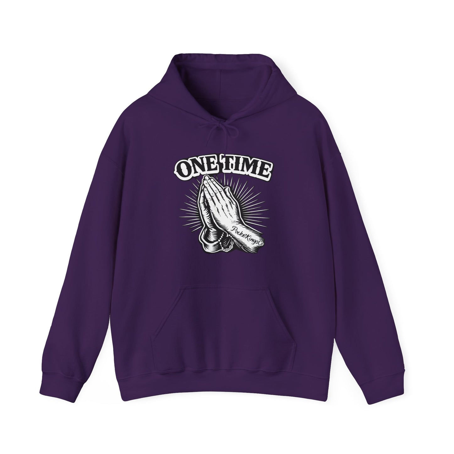 One Time PocketKingsCo Poker Mindset Hoodie
