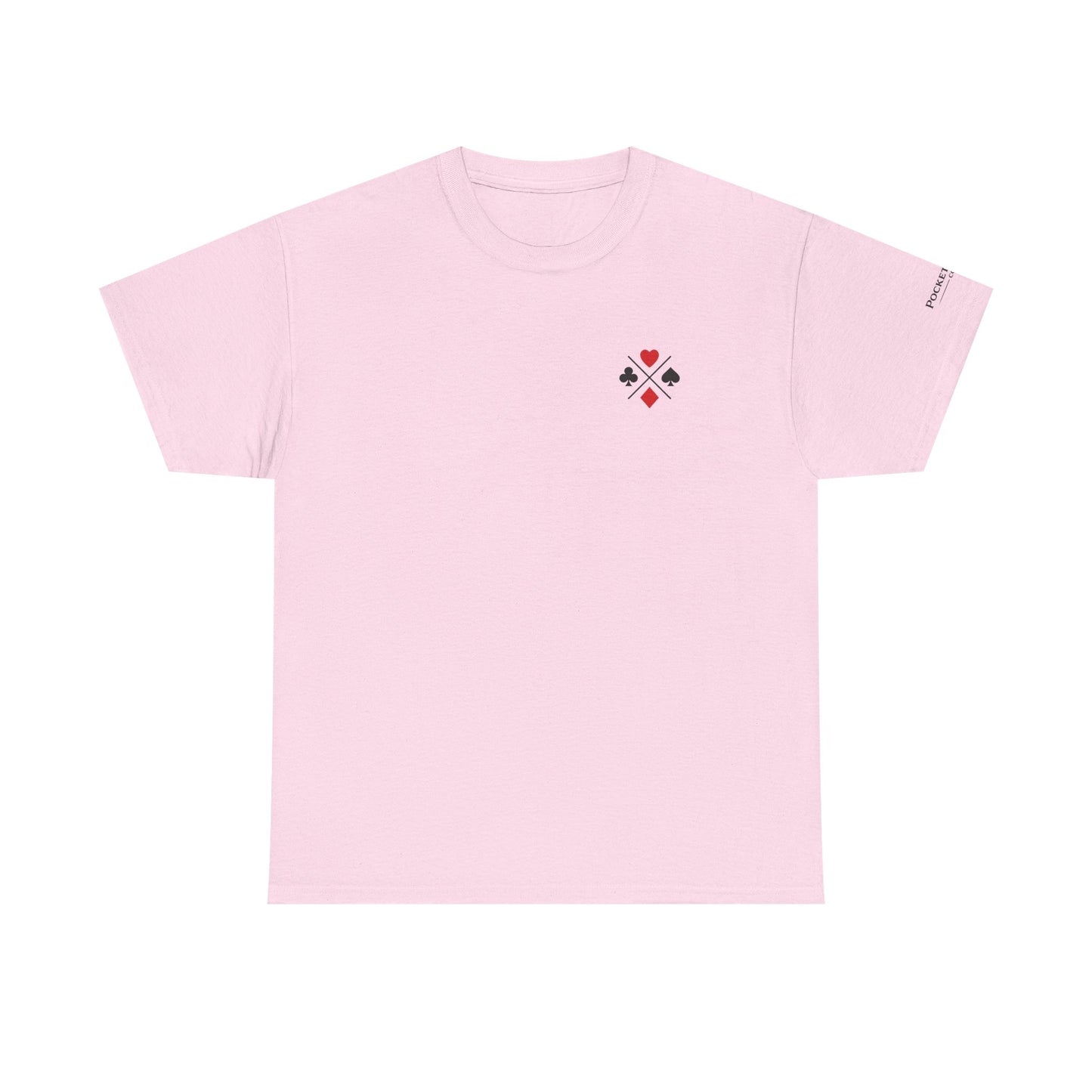 PocketKingsCo Poker Suits Logo T-Shirt – Minimal Left Chest Design