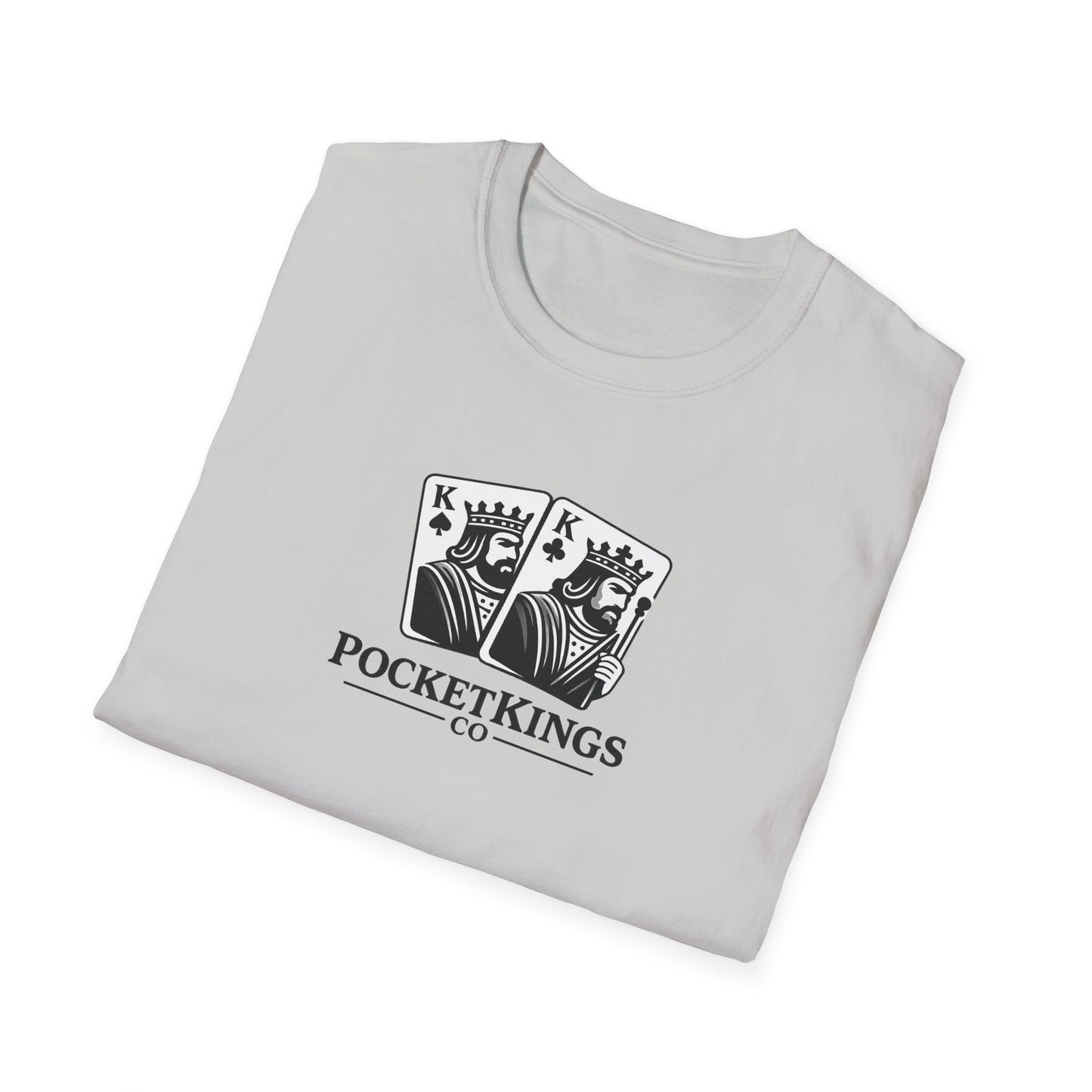 Classic Pocket Kings Logo T-Shirt – PocketKingsCo Signature Poker Tee