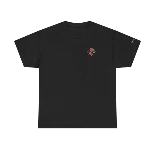 PocketKingsCo Poker Suits Logo T-Shirt – Minimal Left Chest Design