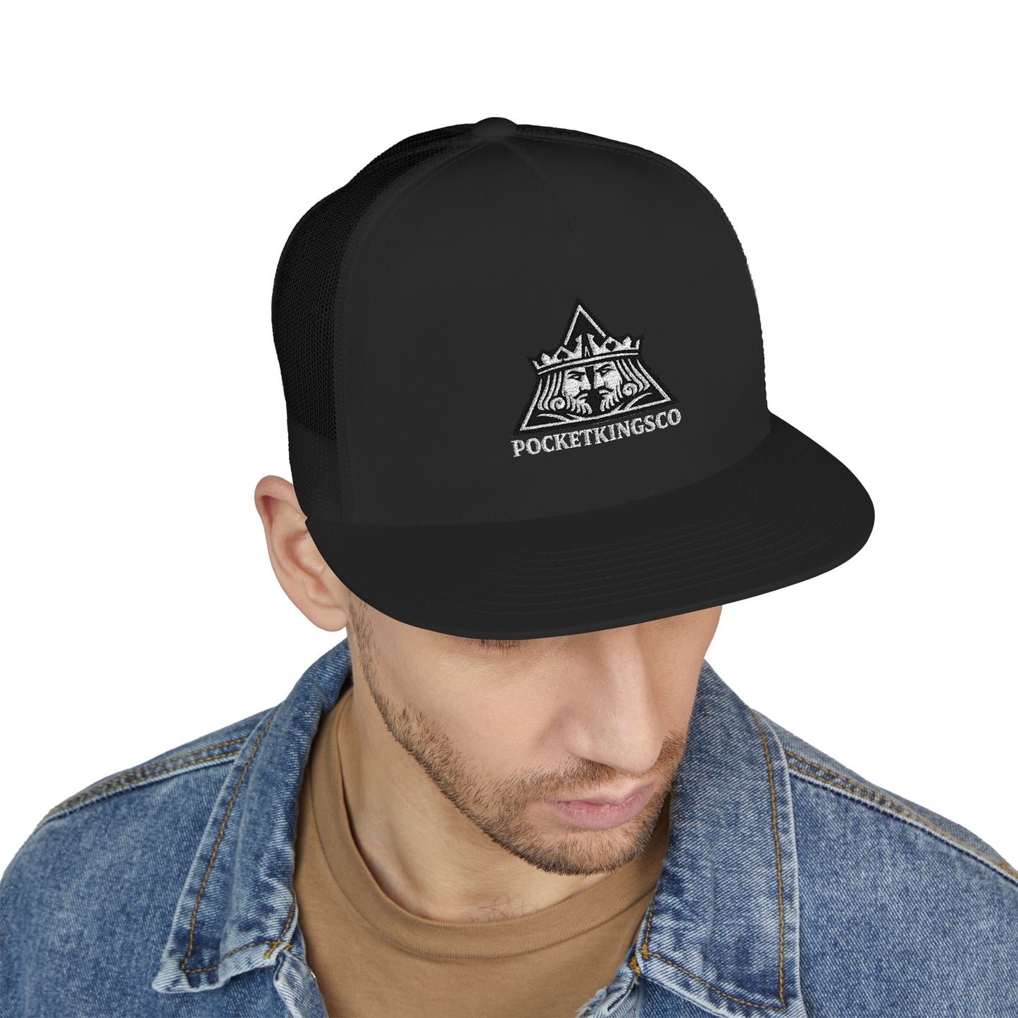 All-Seeing King Trucker Cap – PocketKingsCo Poker Hat