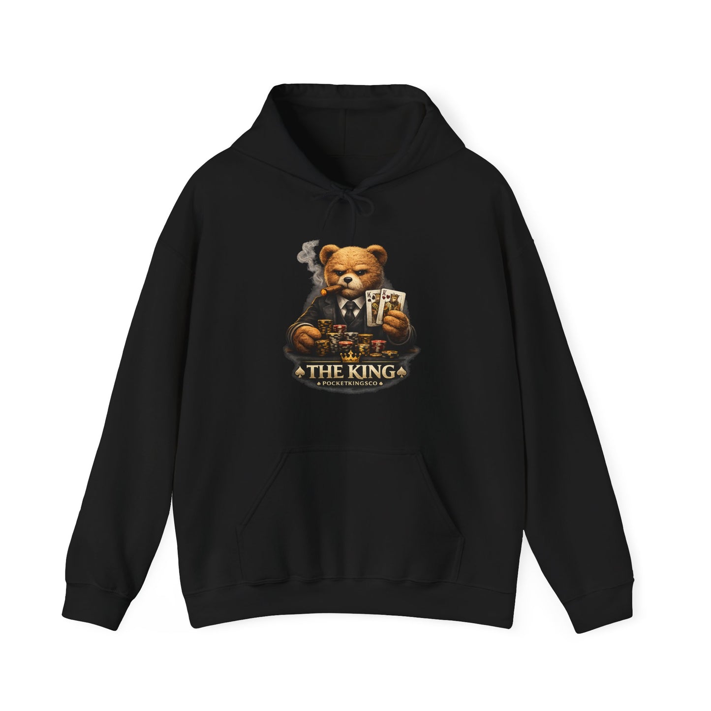 The King Teddy Poker Hoodie – PocketKingsCo