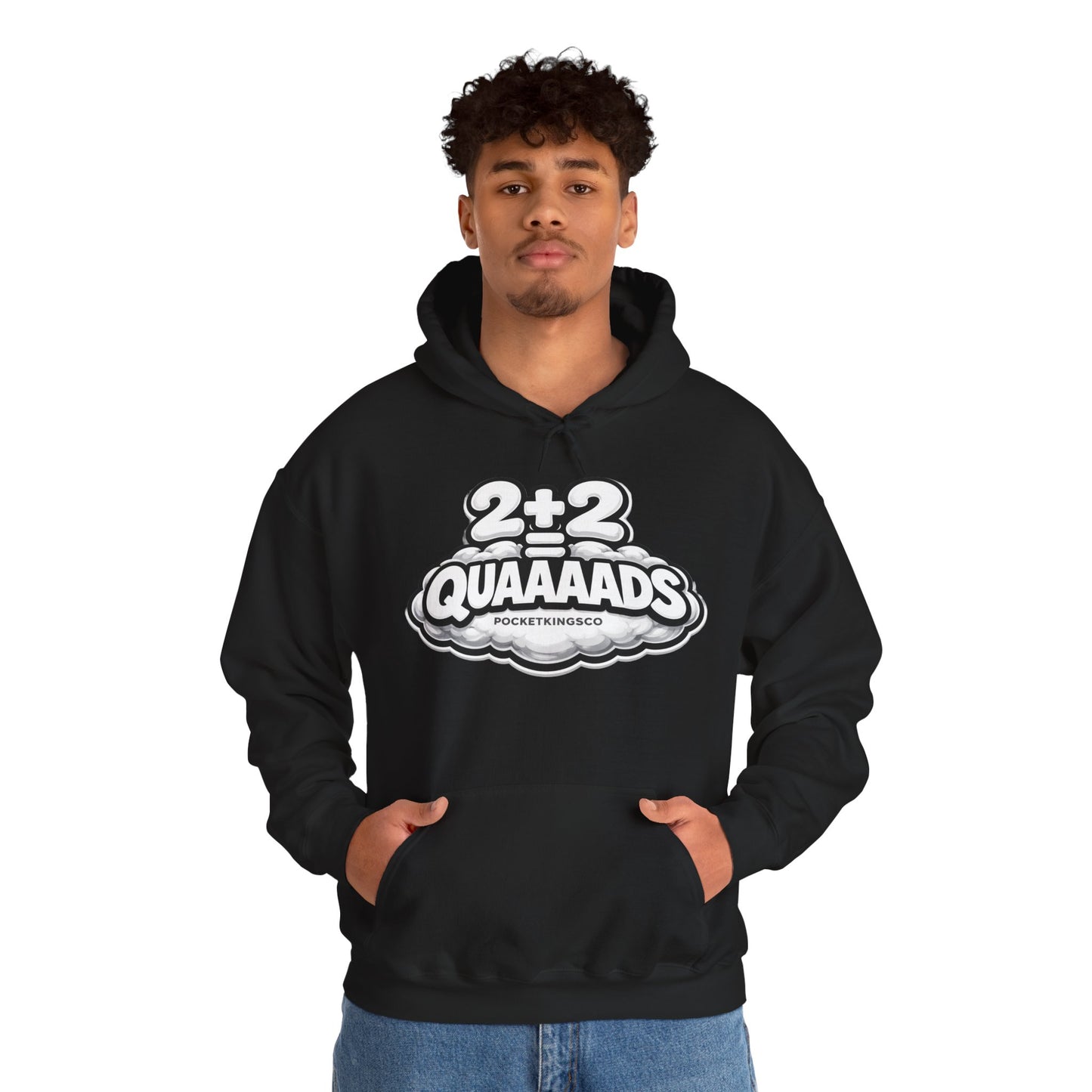 2+2 = QUAAAADS | PocketKingsCo Poker Hoodie