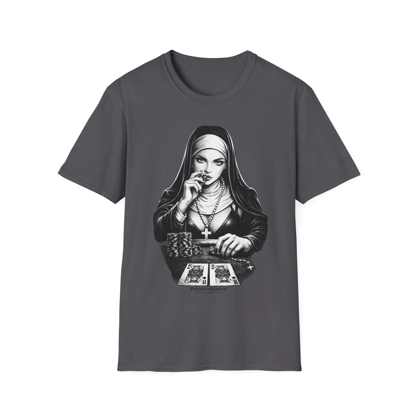 Pocket Kings Nun T-Shirt – Temptation PocketKingsCo Design