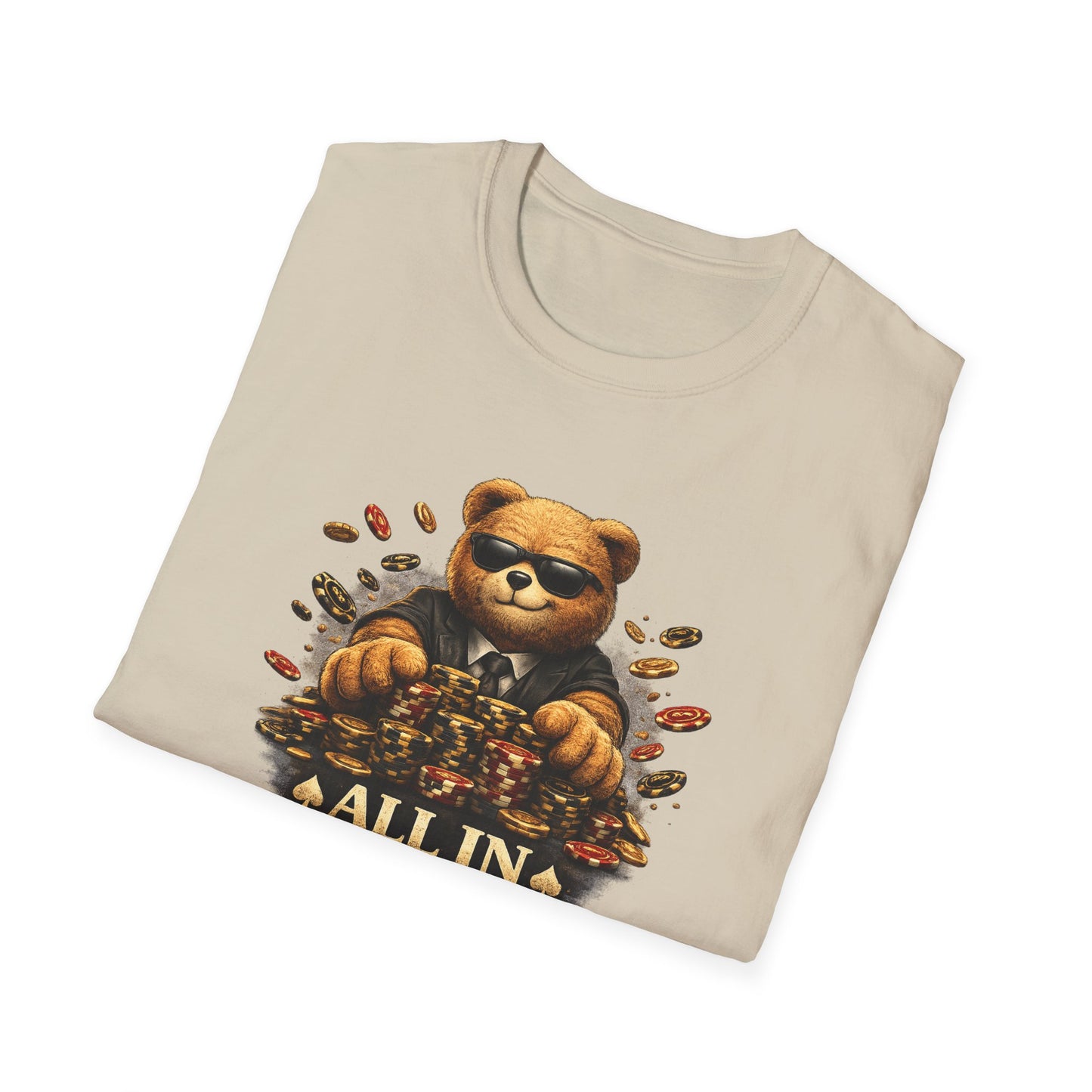 All-In Teddy Poker T-Shirt – PocketKingsCo